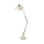 Lampe sur pied Goliath, crème, métal, E27, 170 cm, réglable