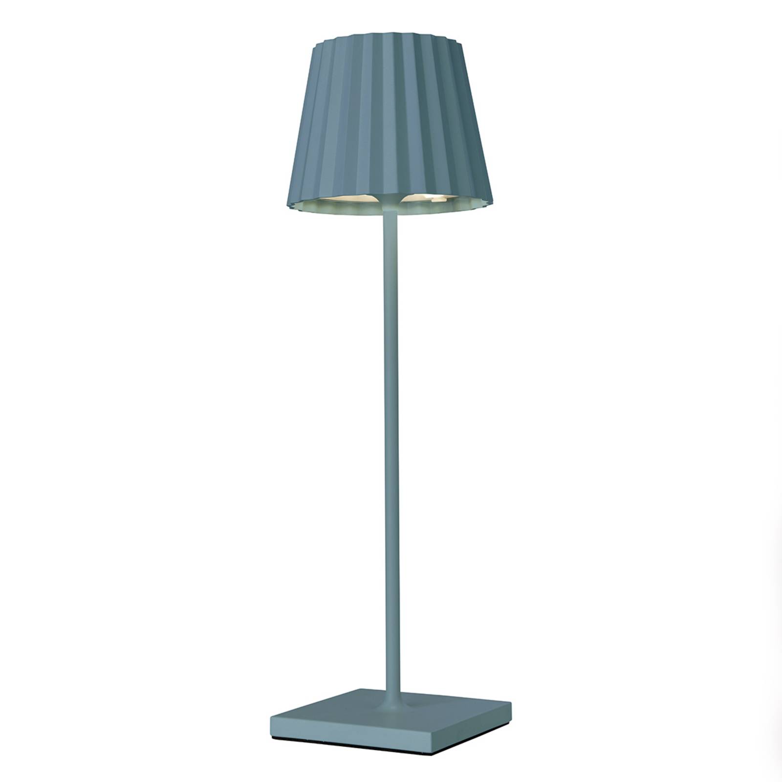 Lampe de table LED Troll 2.0 extérieur, bleu