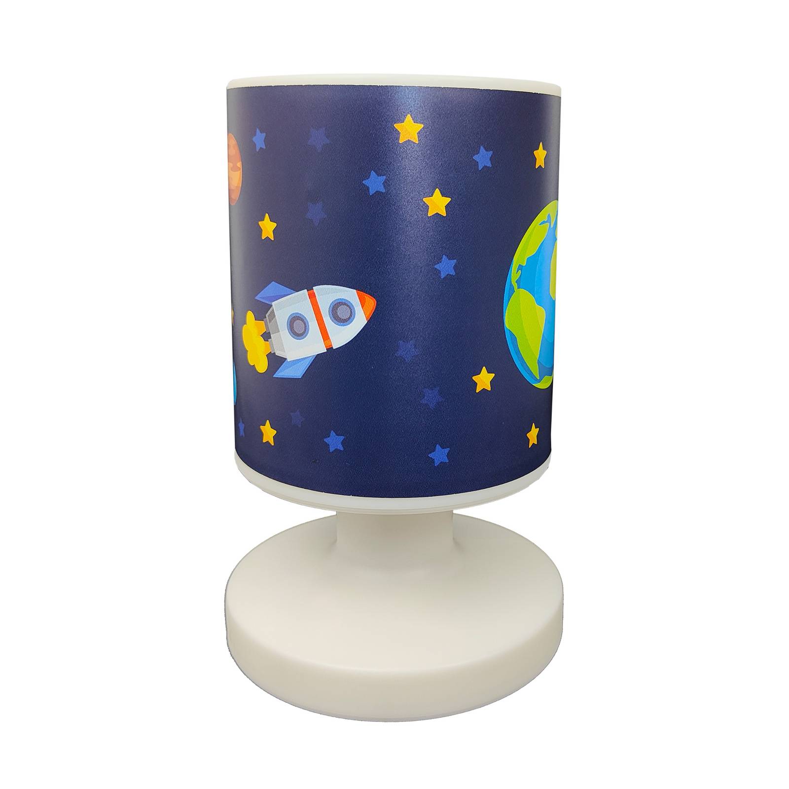 LED-Akku-Tischleuchte Weltall, USB, IP44