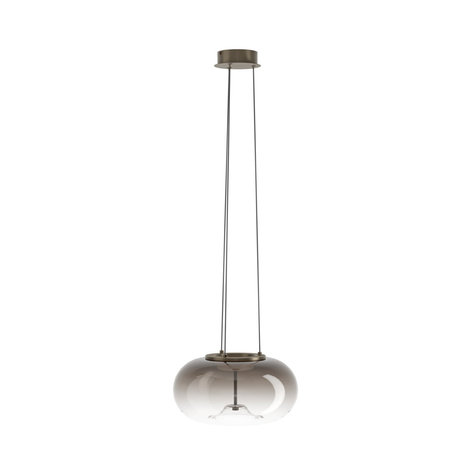 Lámpara colgante LED EGLO OPTICA 1, bronce/marrón, Ø 38 cm, CCT Lámpara colgante LED EGLO OPTICA 1, bronce/marrón, Ø 38 cm, CCT