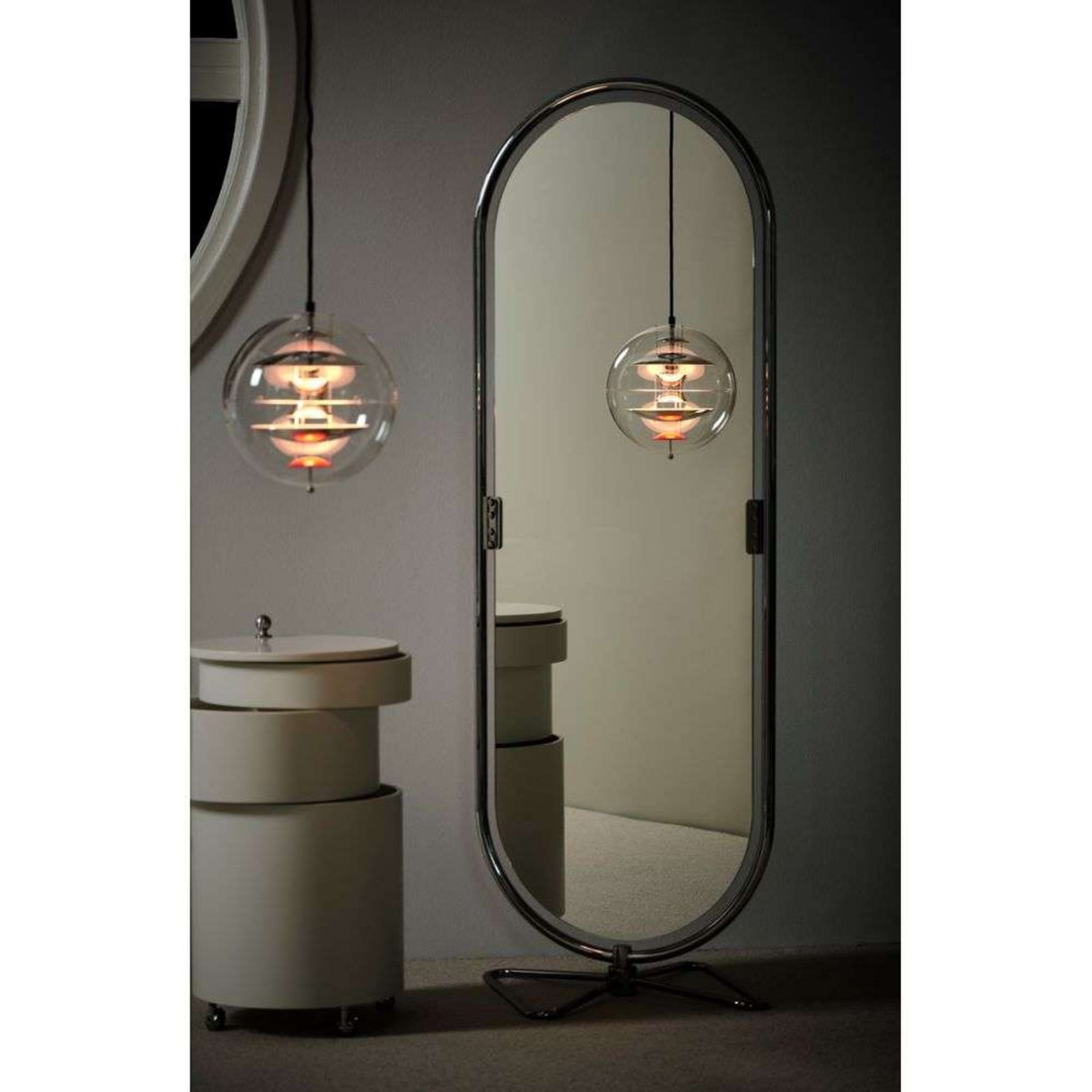 VP Globe 28 Alu Pendelleuchte Verpan - Wohnzimmer - Aluminium