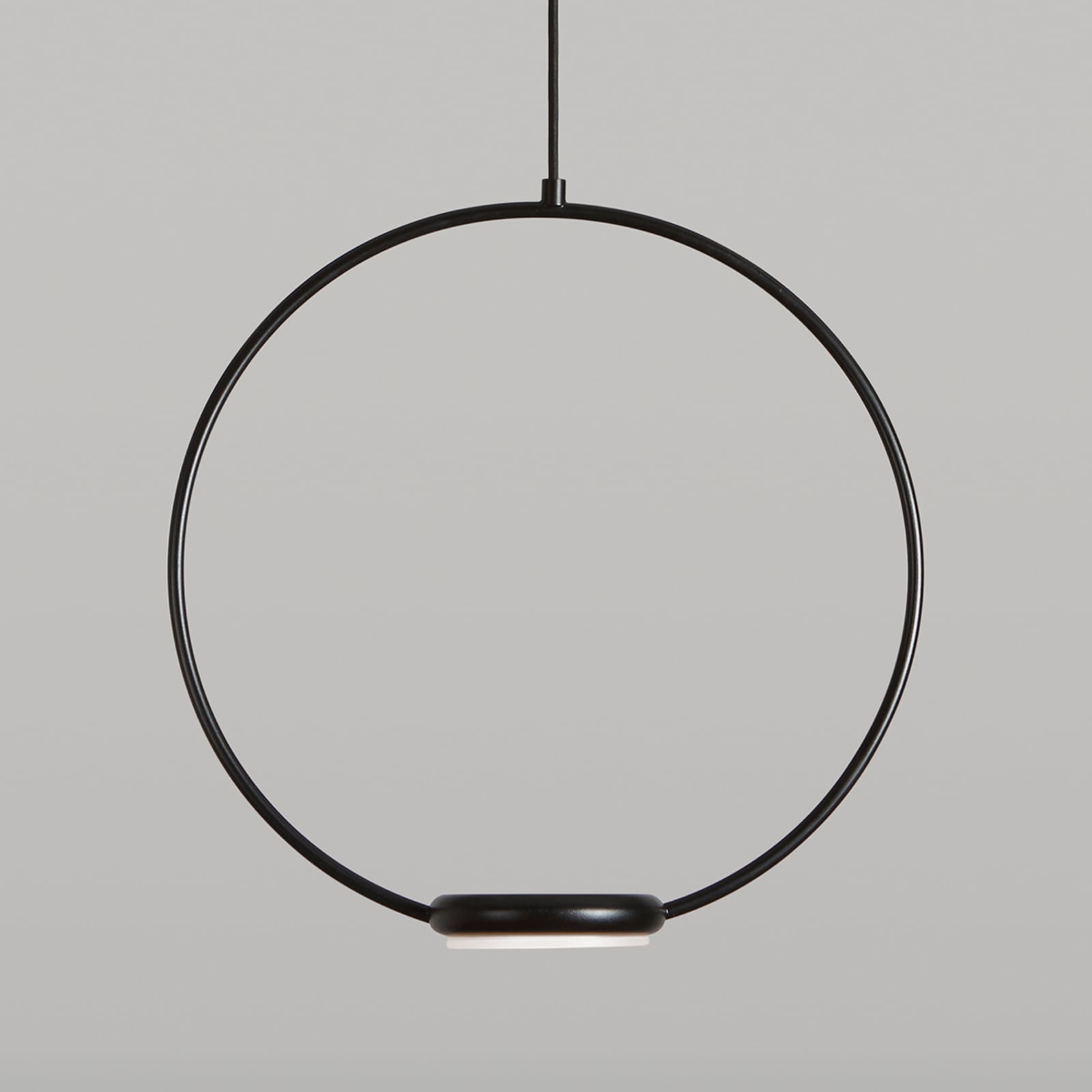 Gibas LED hanging light Odigiotto in black, for Living / Dining Room, metal, 8 W, energy efficiency: A+, L: 41 cm, W: 13 cm, H: 43 cm