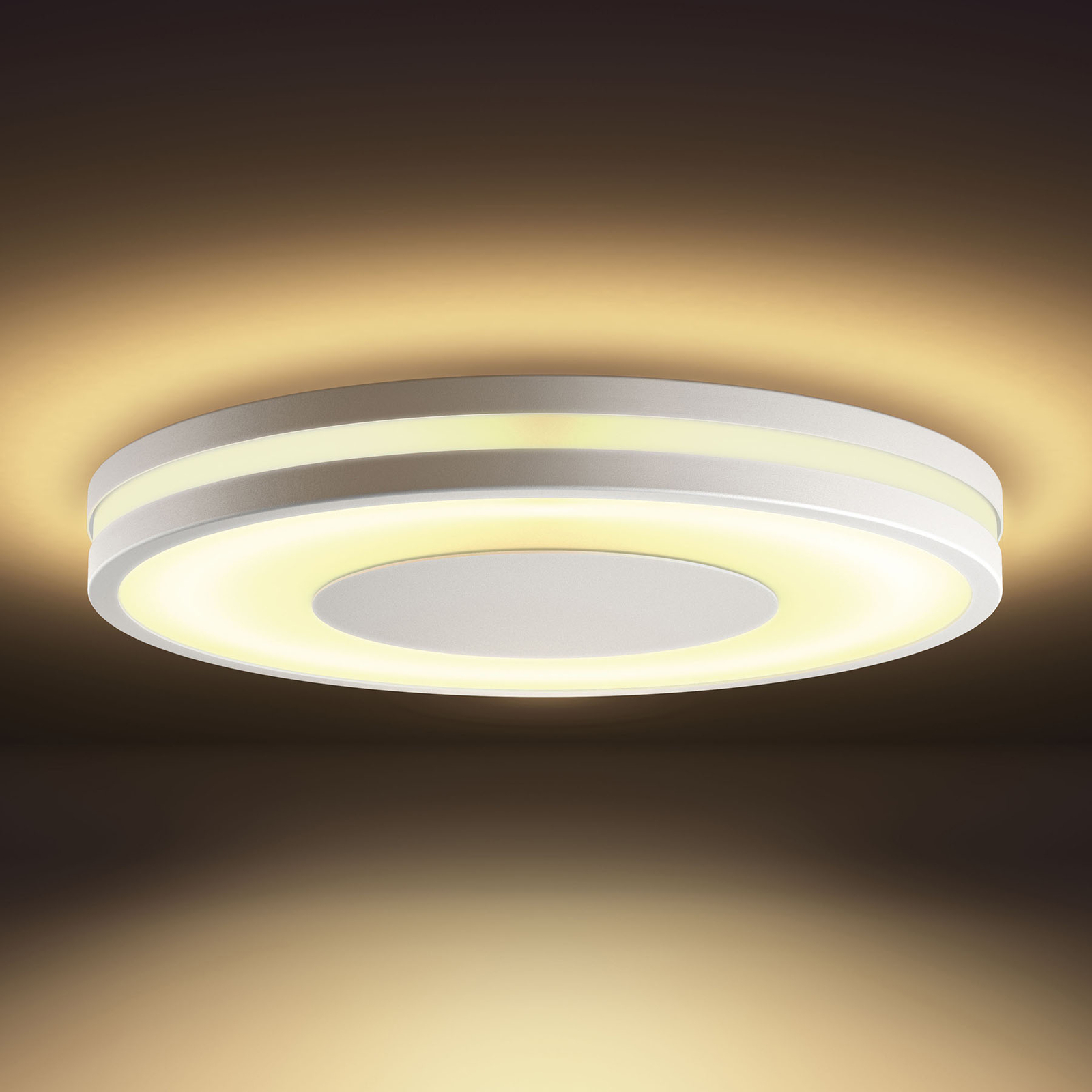Synlig Mariner genvinde Philips Hue White Ambiance Being loftlampe hvid | Lampegiganten.dk