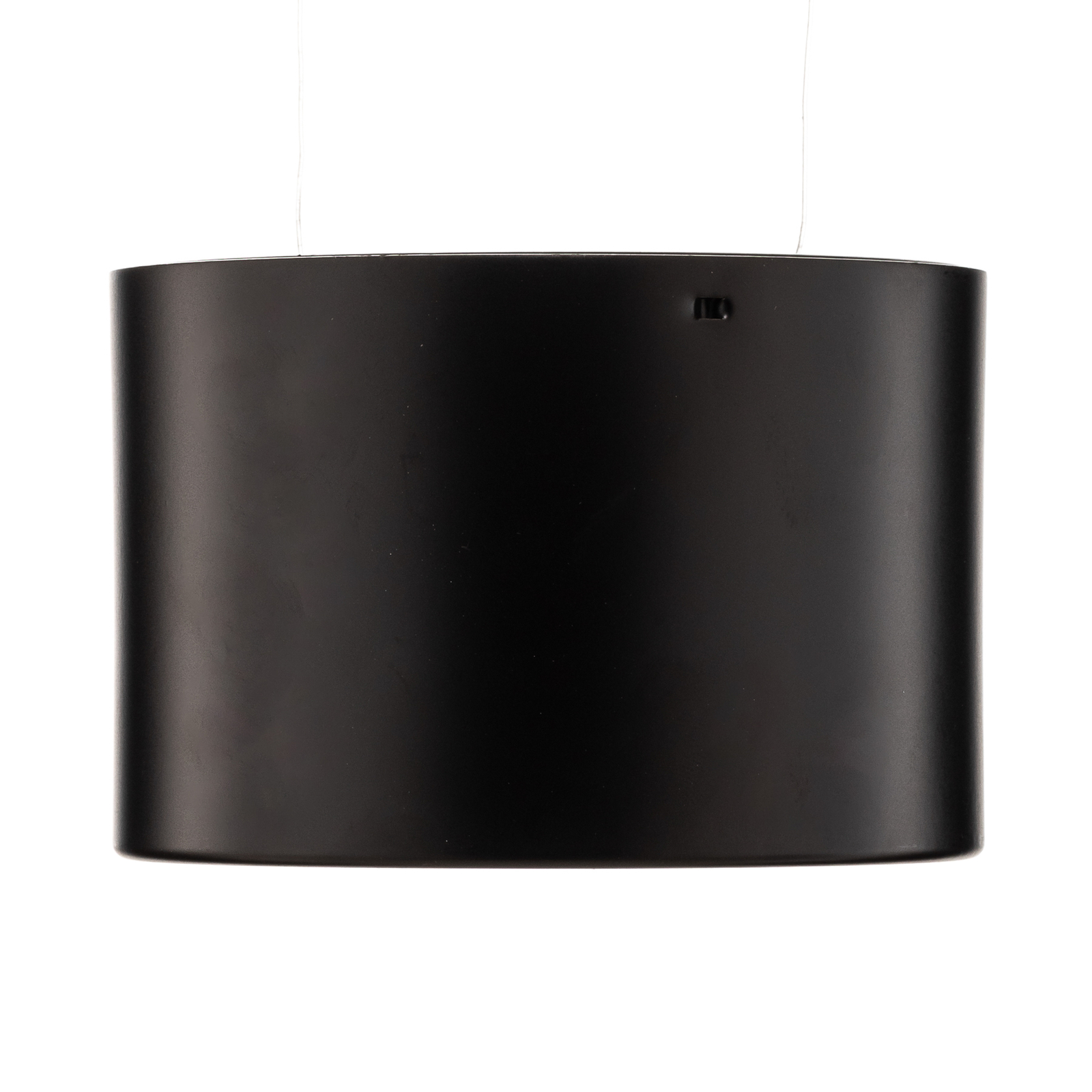 Ita LED-alasvalo, musta, diffuusorilla, Ø 10 cm