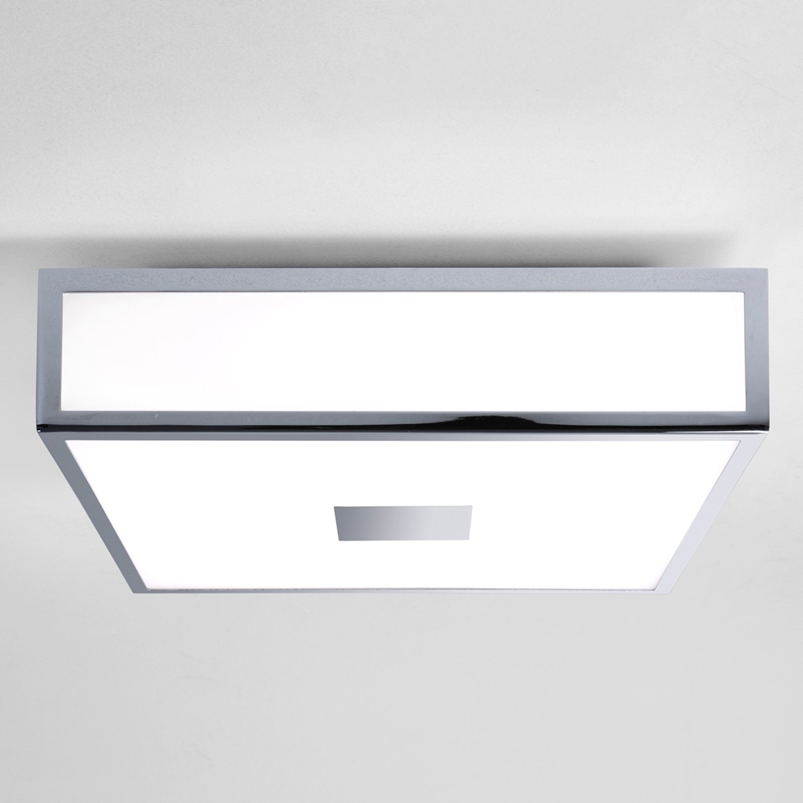 Astro Square LED ceiling light Mashiko with IP44, for Bathroom, metal, polycarbonate, 16 W, energy efficiency: A+, L: 30 cm, W: 30 cm, H: 8.7 cm
