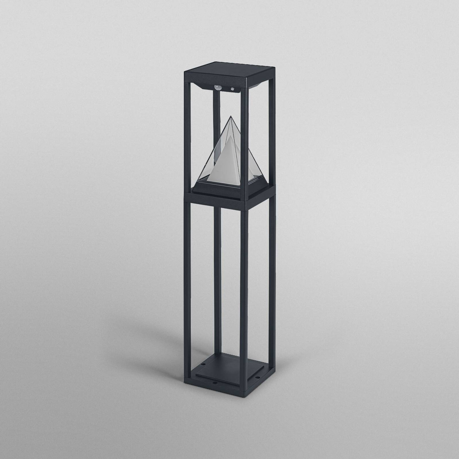 OSRAM SMART+ słupek oświetleniowy LED-słoneczny ALPS, czarny czujnik IP44