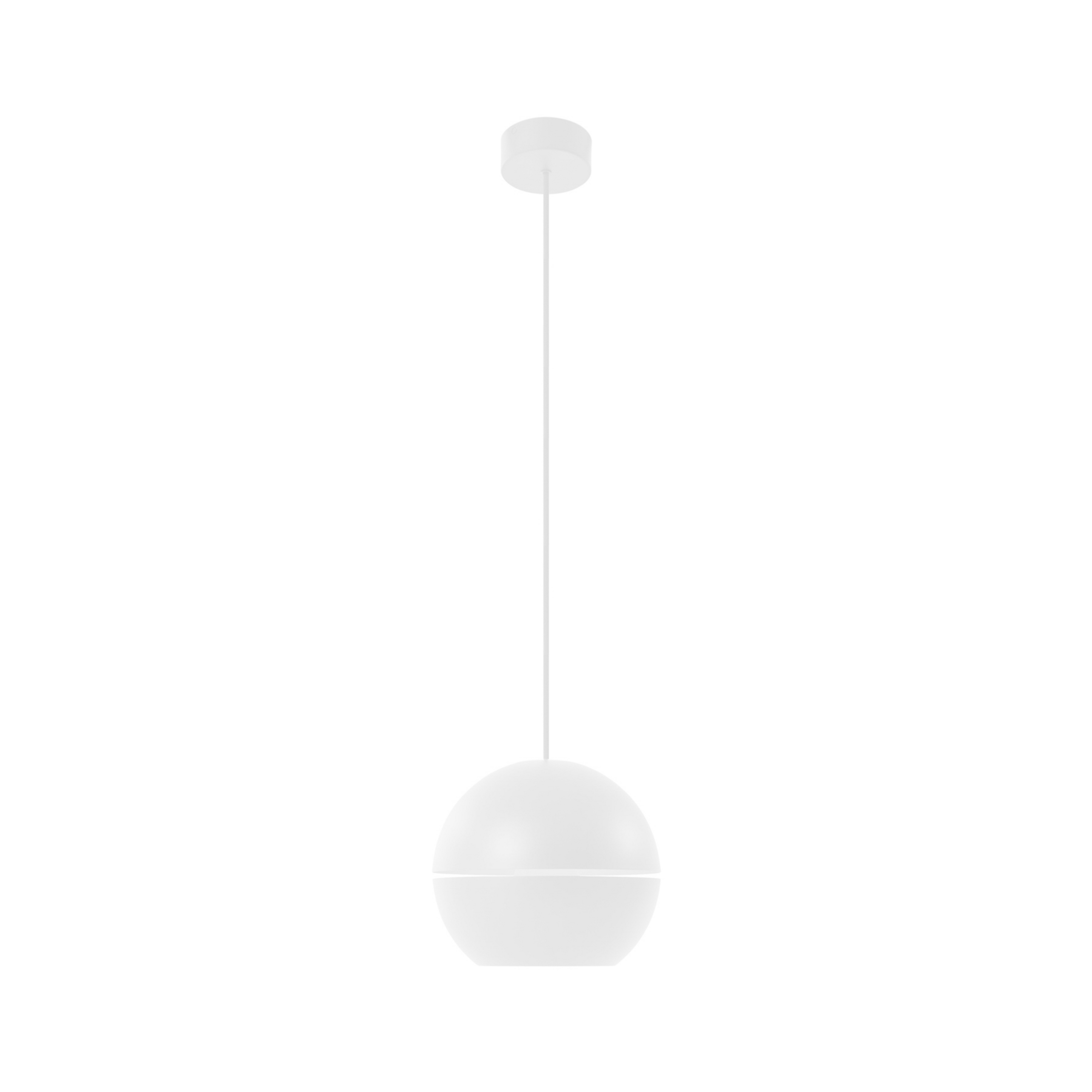 Lush Hängeleuchte, weiß, Ø 30 cm, Aluminium, E27 - NOLA
