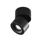 Egger Clippo S spot LED soffitto, nero