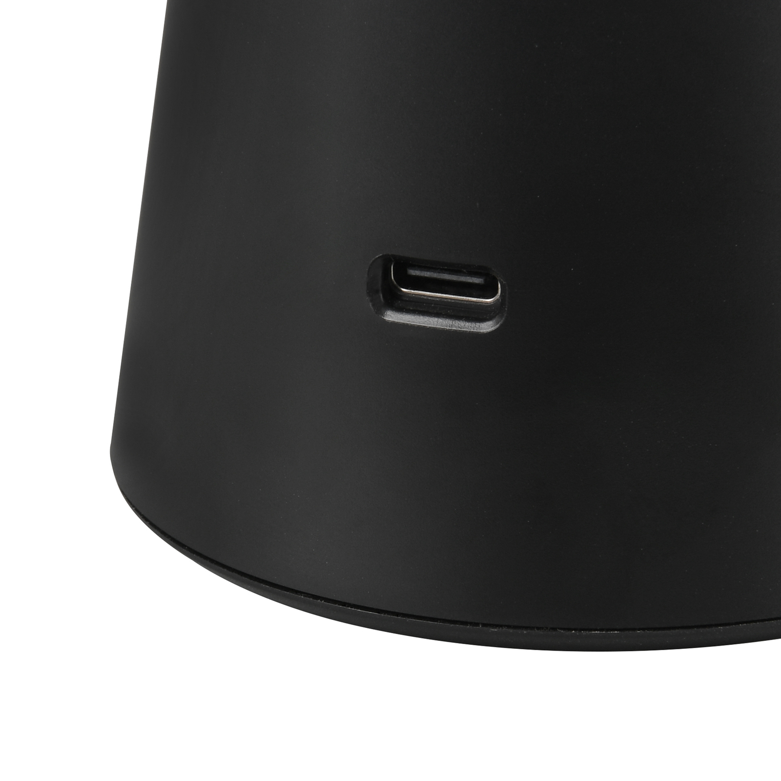 Torrez LED genopladelig bordlampe, sort, højde 28,5 cm, CCT