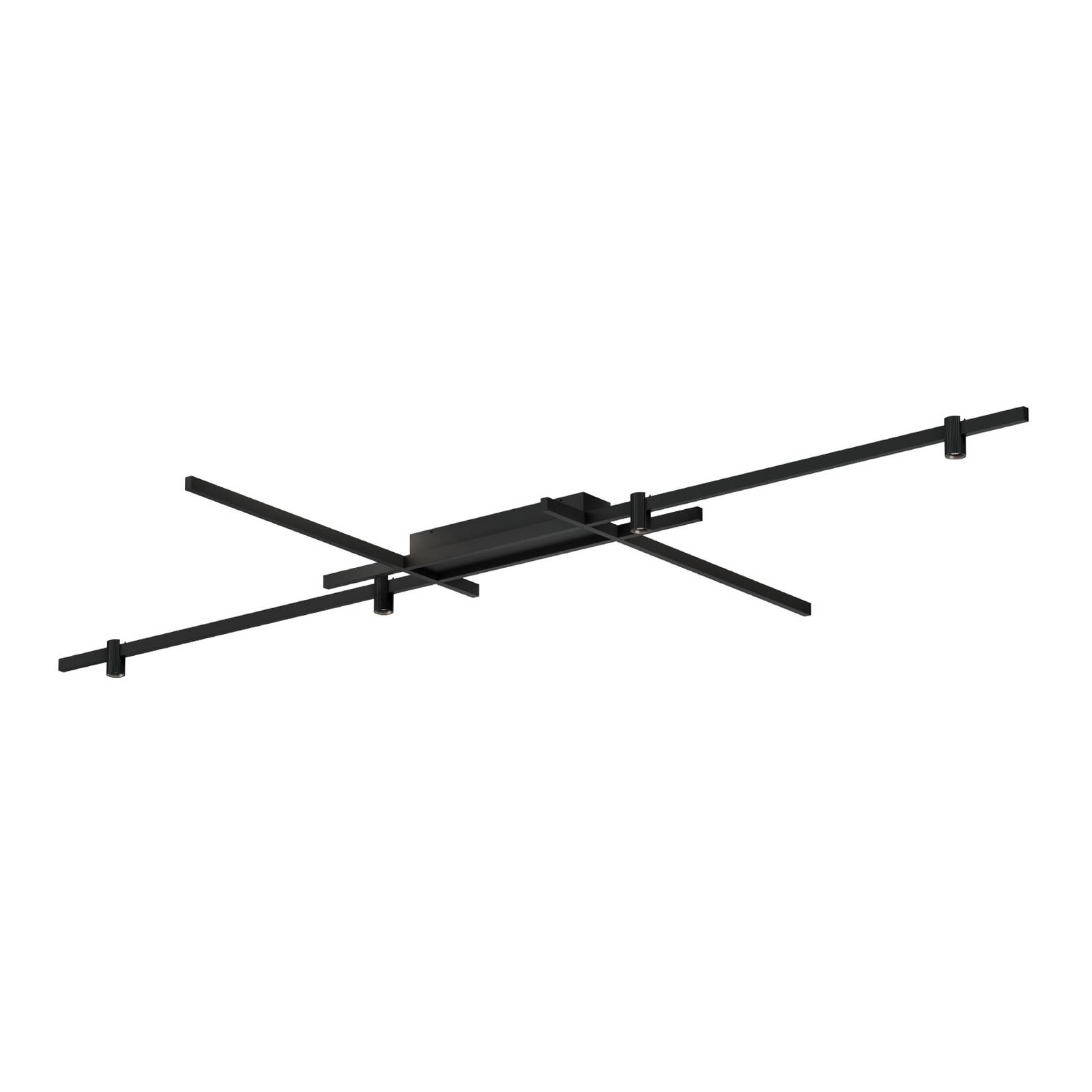 Wever & Ducré Lighting WEVER & DUCRÉ LED stropní svítidlo Trace Grid 2.0 černé 927