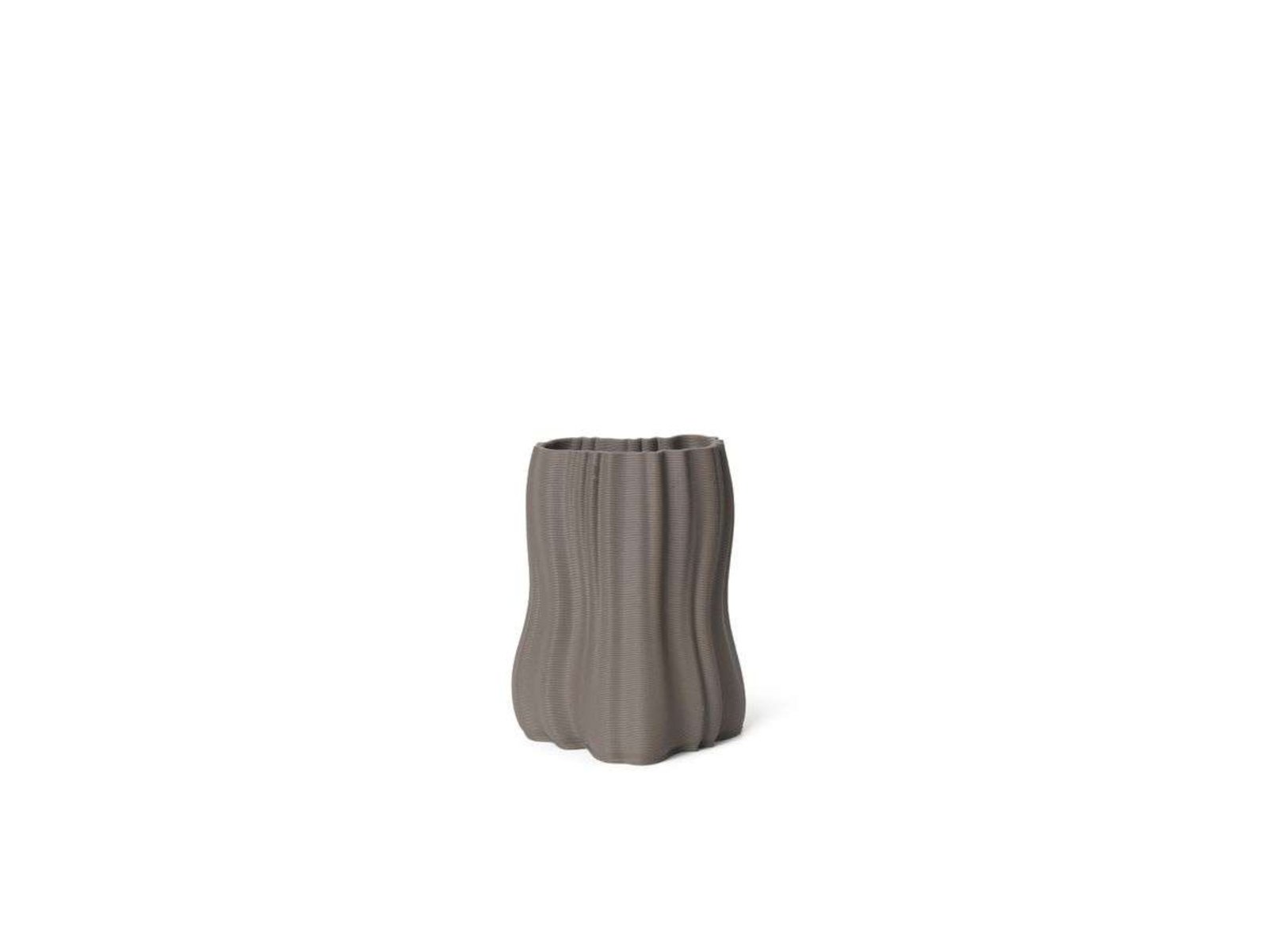 Moire Vase H20 Anthracite - ferm LIVING