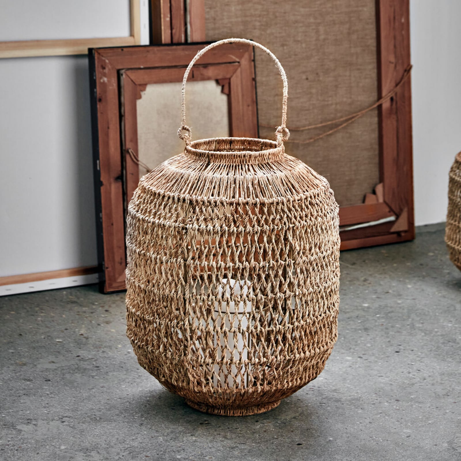 Lanterna HDDive, juta naturale, altezza 43 cm - House Doctor