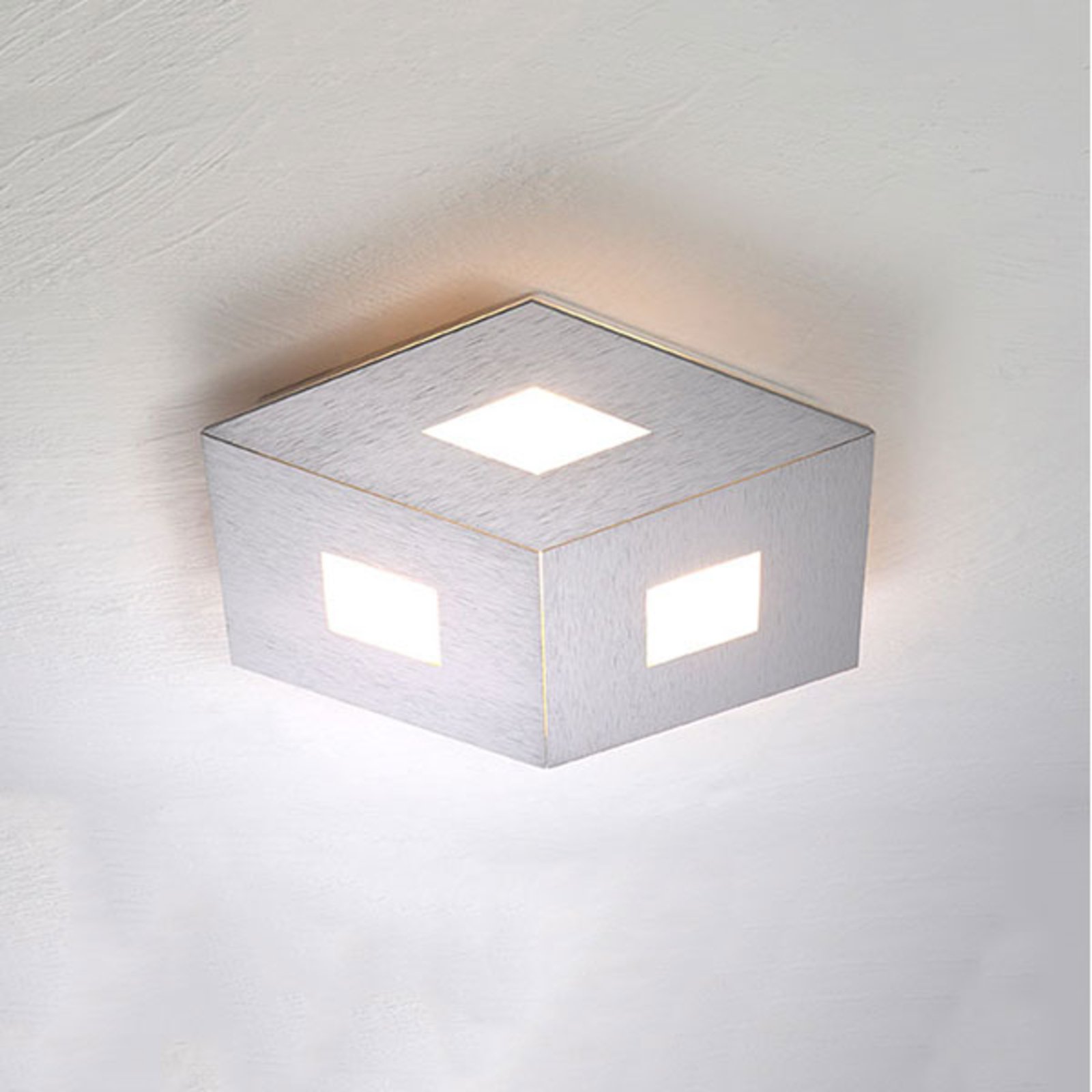 Bopp Box Comfort LED stropní lampa stříbrná 35cm