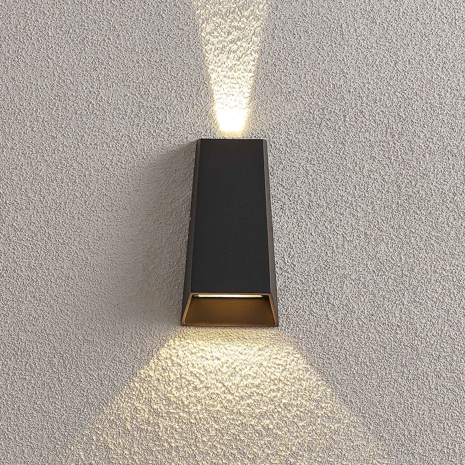Dagur LED Up/Down Außenwandleuchte Dark Grey - Lucande