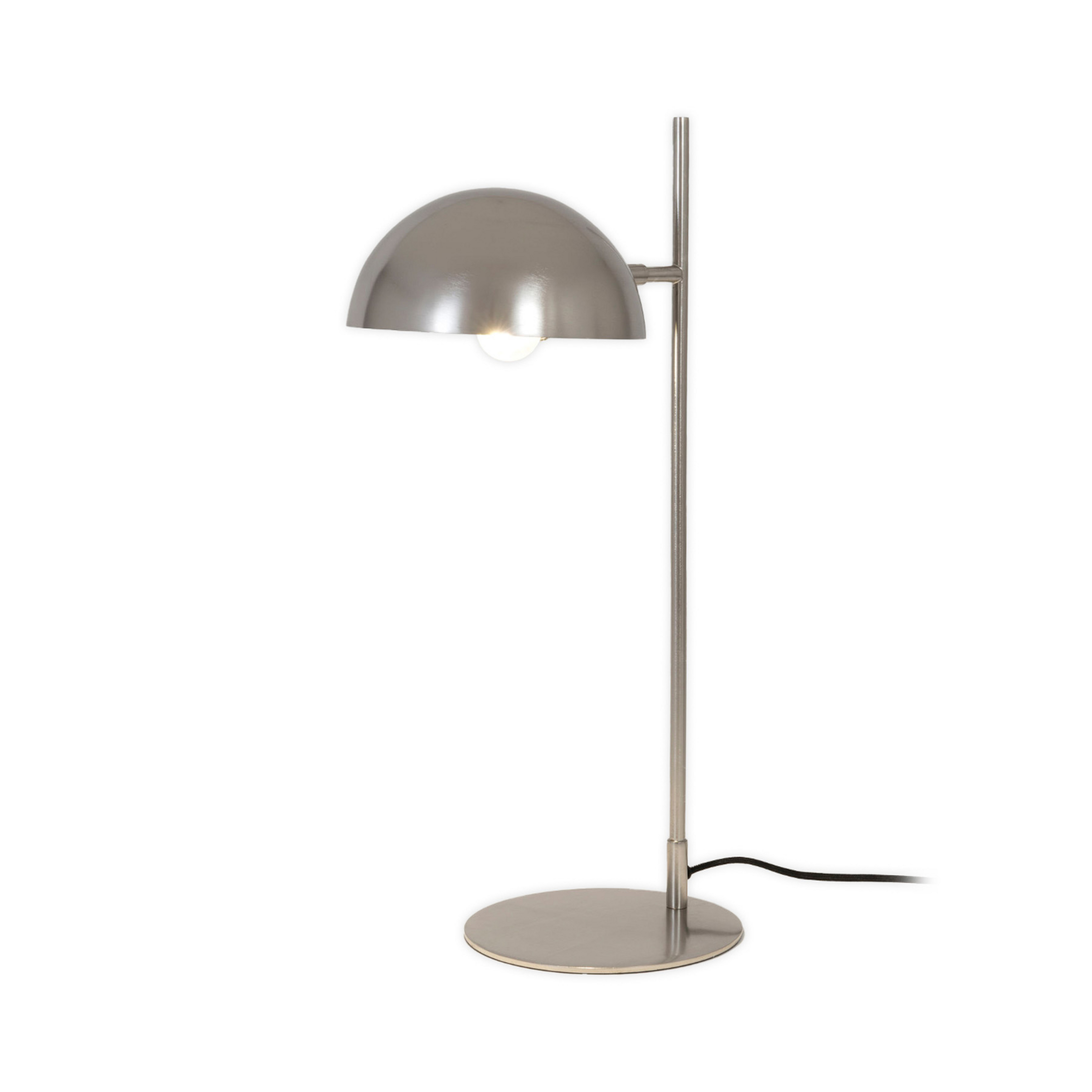 Lampe à poser Miro, argenté, hauteur 58 cm, fer/laiton