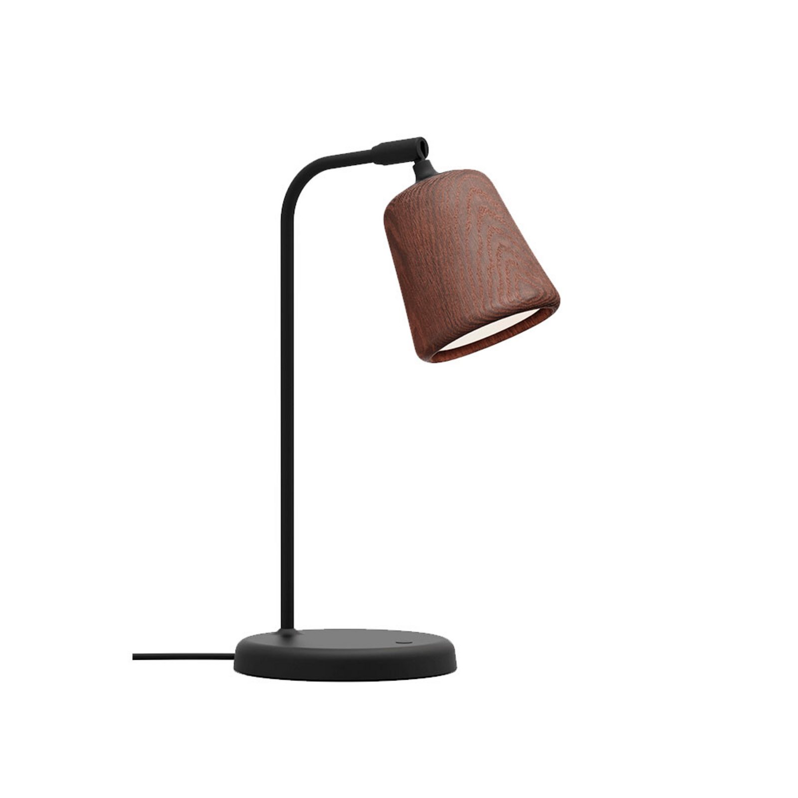 Material Bordslampa Smoked Oak - New Works