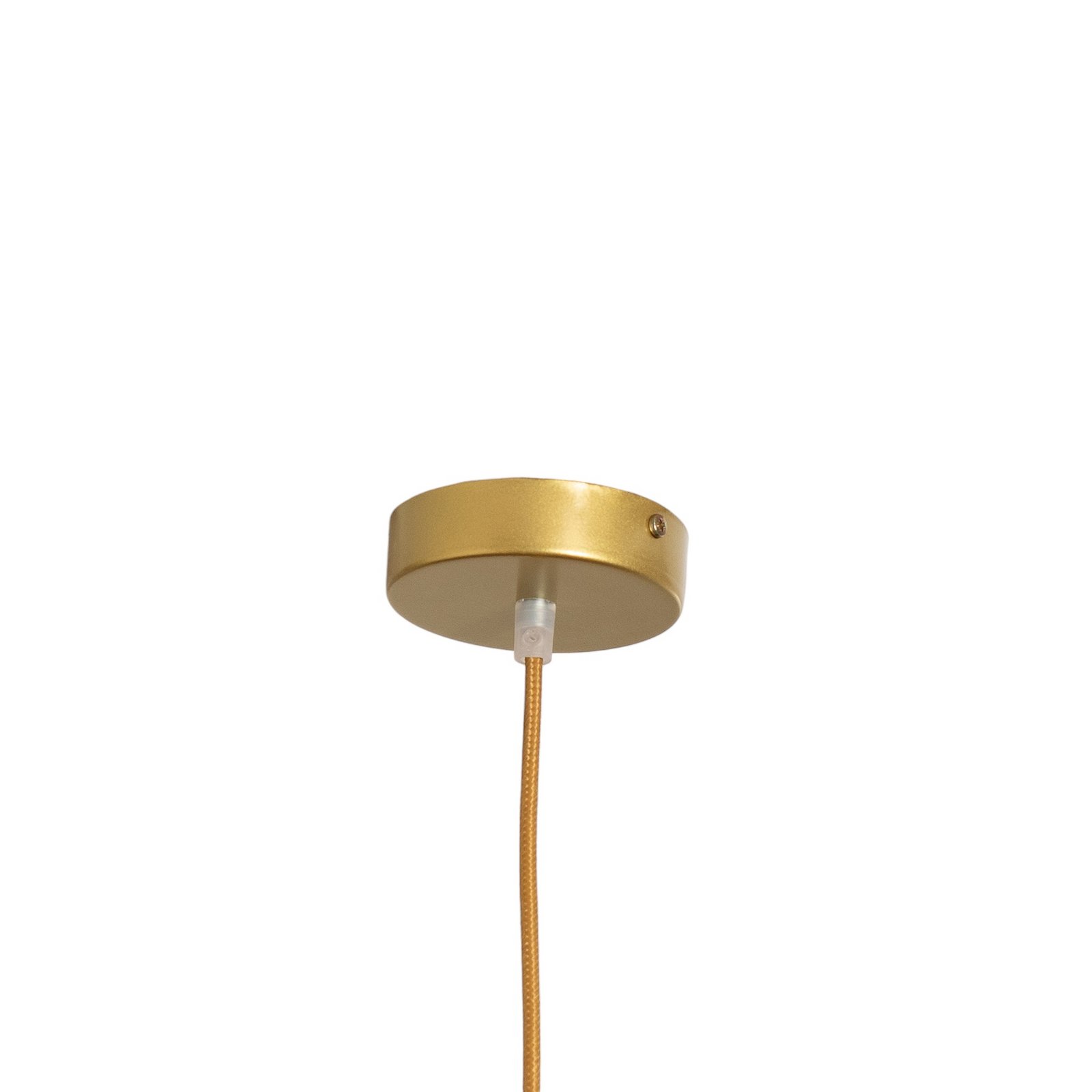 Lampada a sospensione Monte in vetro, 1 luce, oro