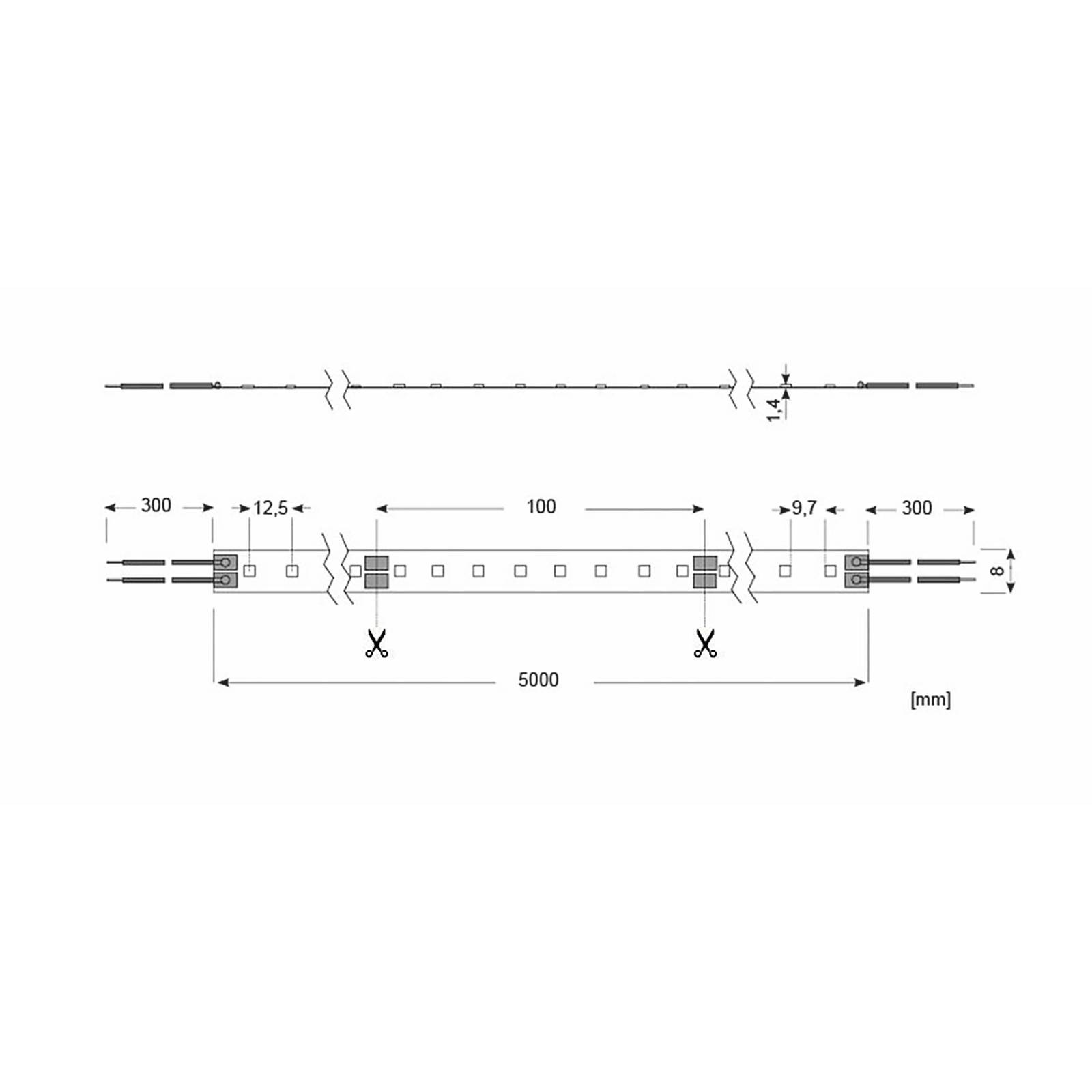 Radium Essence 1000 LED-Strip, 5 m, 40W, 6.500K günstig online kaufen