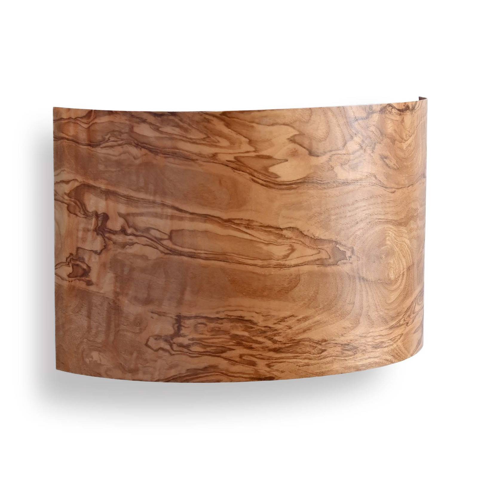LeuchtNatur Wooden Wall Light - Living / Dining Room - dimmable - Hotel / Gastronomy - Brown