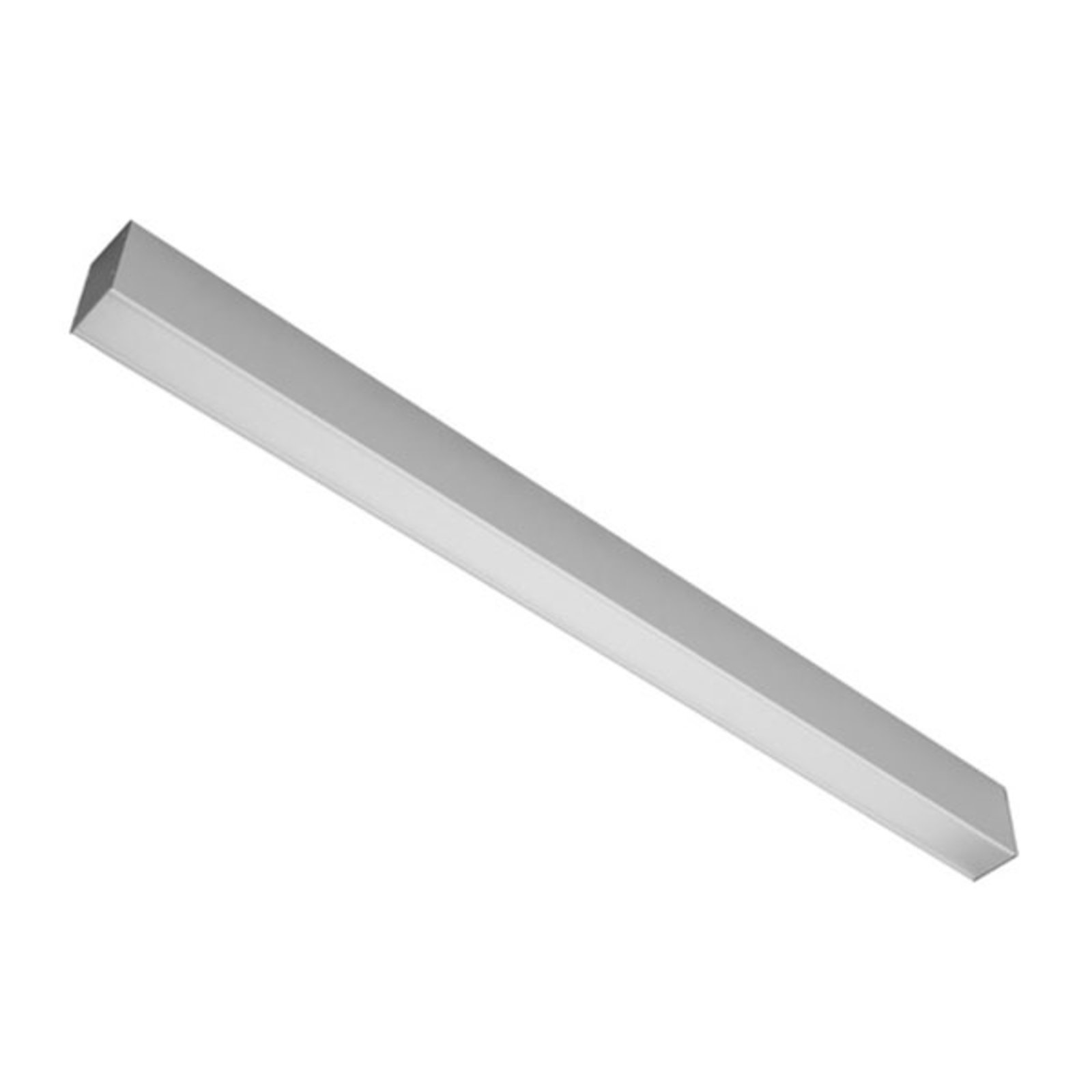 EGG Aluminium LED surface-mounted light 4,000 K 54 W, for Hallway, aluminium, plastic, 54 W, energy efficiency: A+, L: 118.5 cm, W: 6.6 cm, H: 10 cm