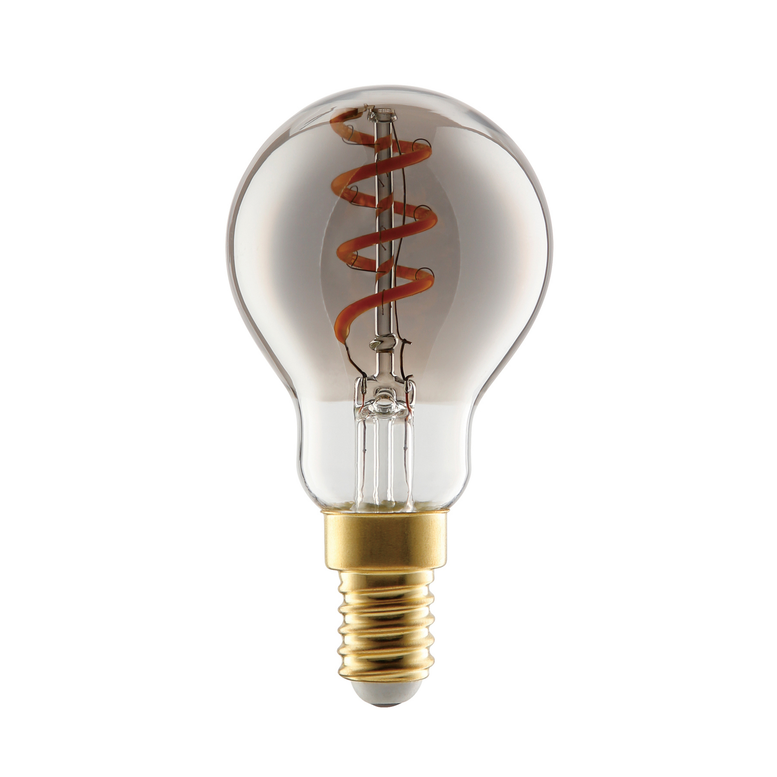 LED-lamppu E14 4W P45 2,000K Filament savuinen himmennettävä himmennettävä