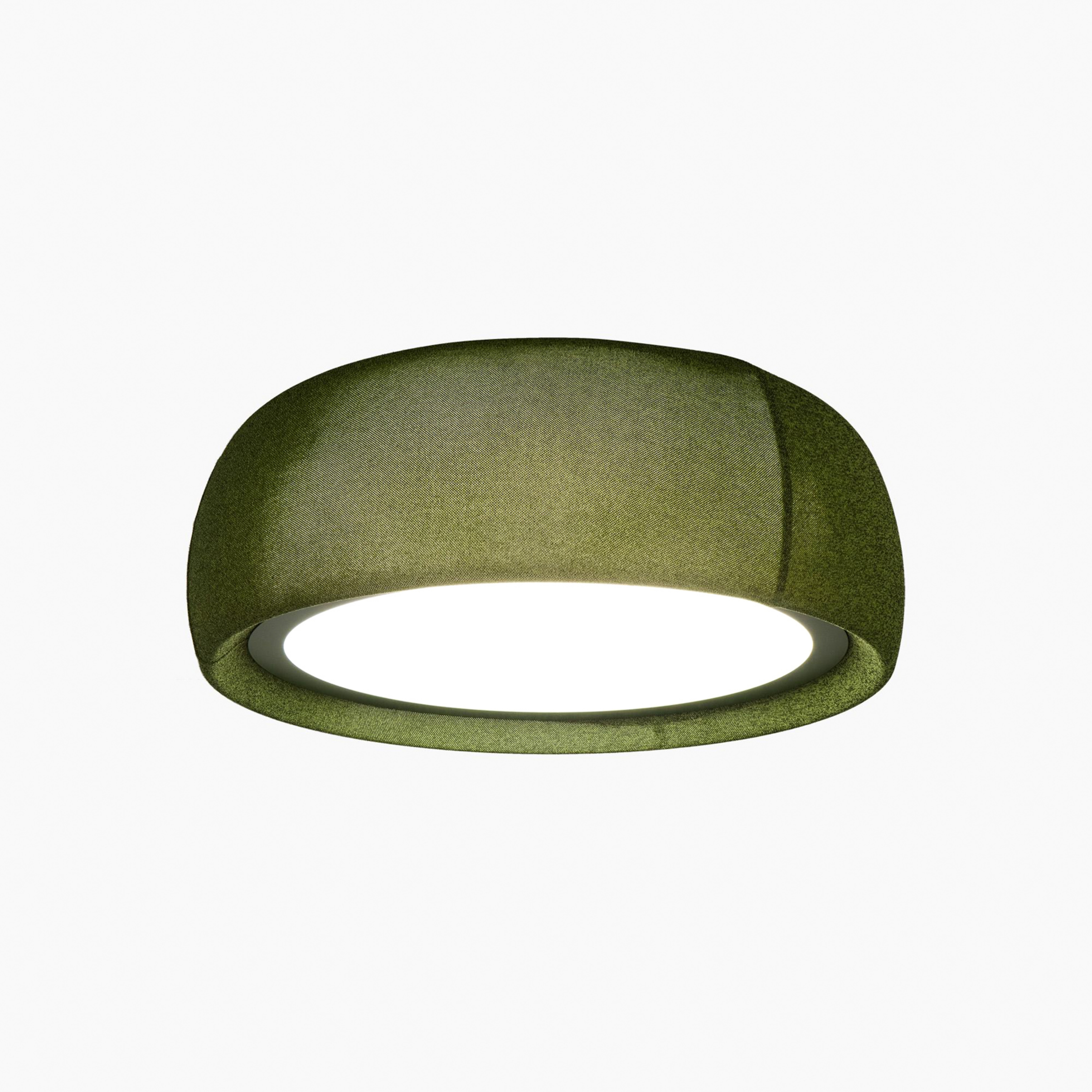 LEDS-C4 Plafoniera LED Gong, verde, 4.000 K, Ø 61,2 cm