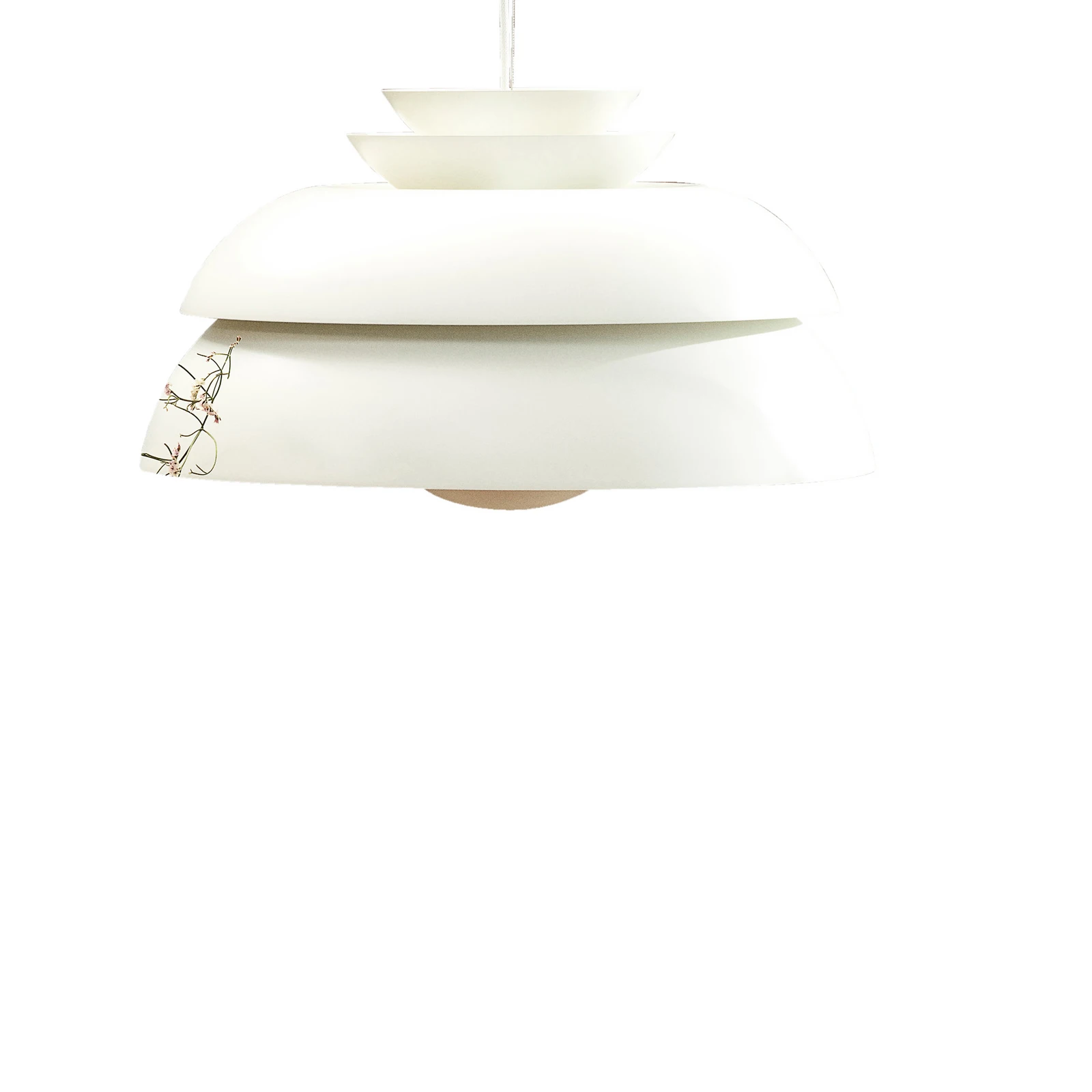 FRITZ HANSEN Concert P3 lampada a sospensione bianca Ø 55 cm