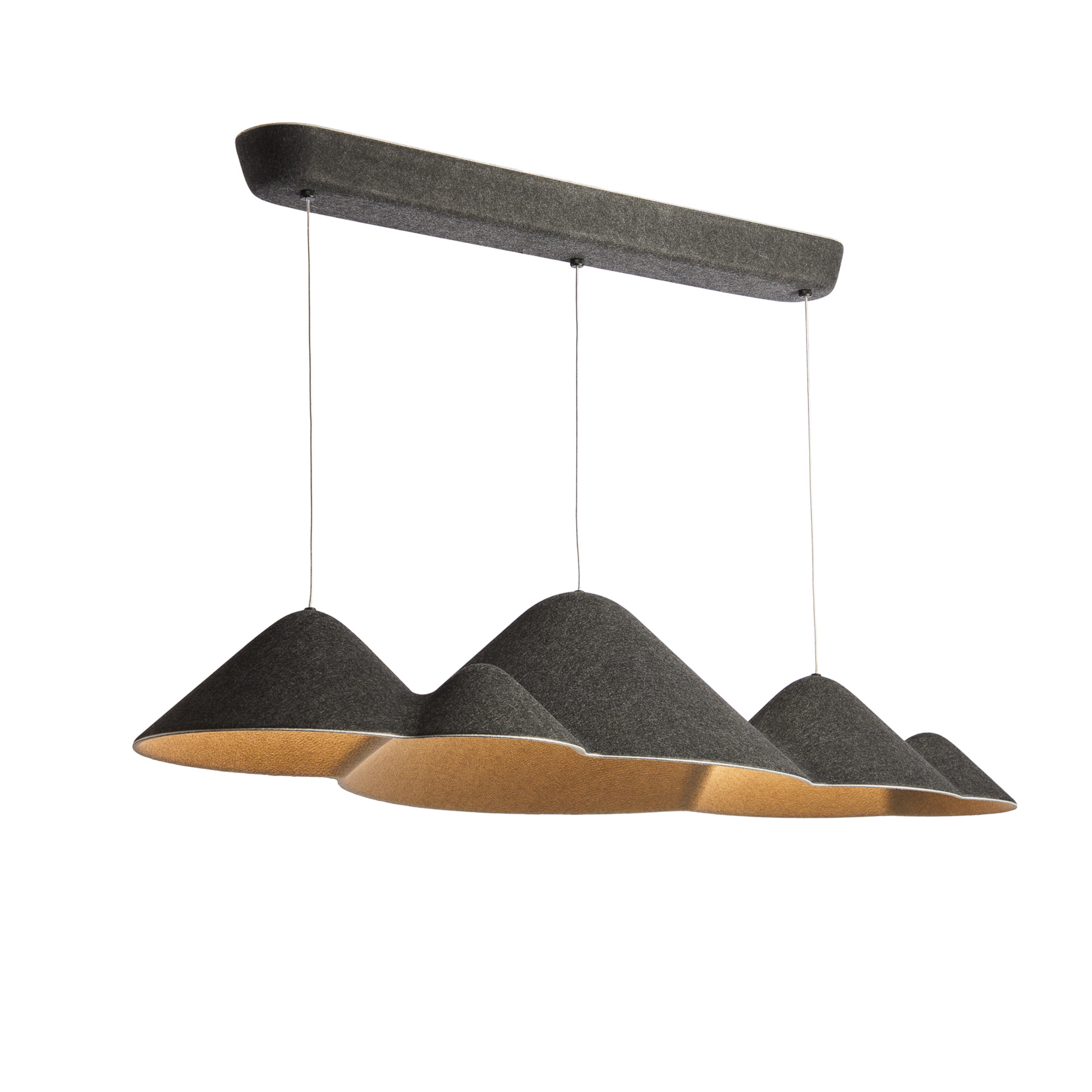 Panorama hanglamp Large Mix Black/Grey - LOOM DESIGN