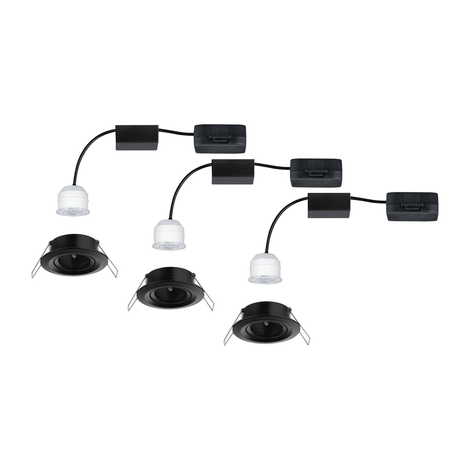 Paulmann Nova Mini Plus LED easydim 3szt. czarny