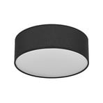 OSRAM Deckenleuchte ORBIS PARIS, schwarz, Ø 30 cm Textil E27