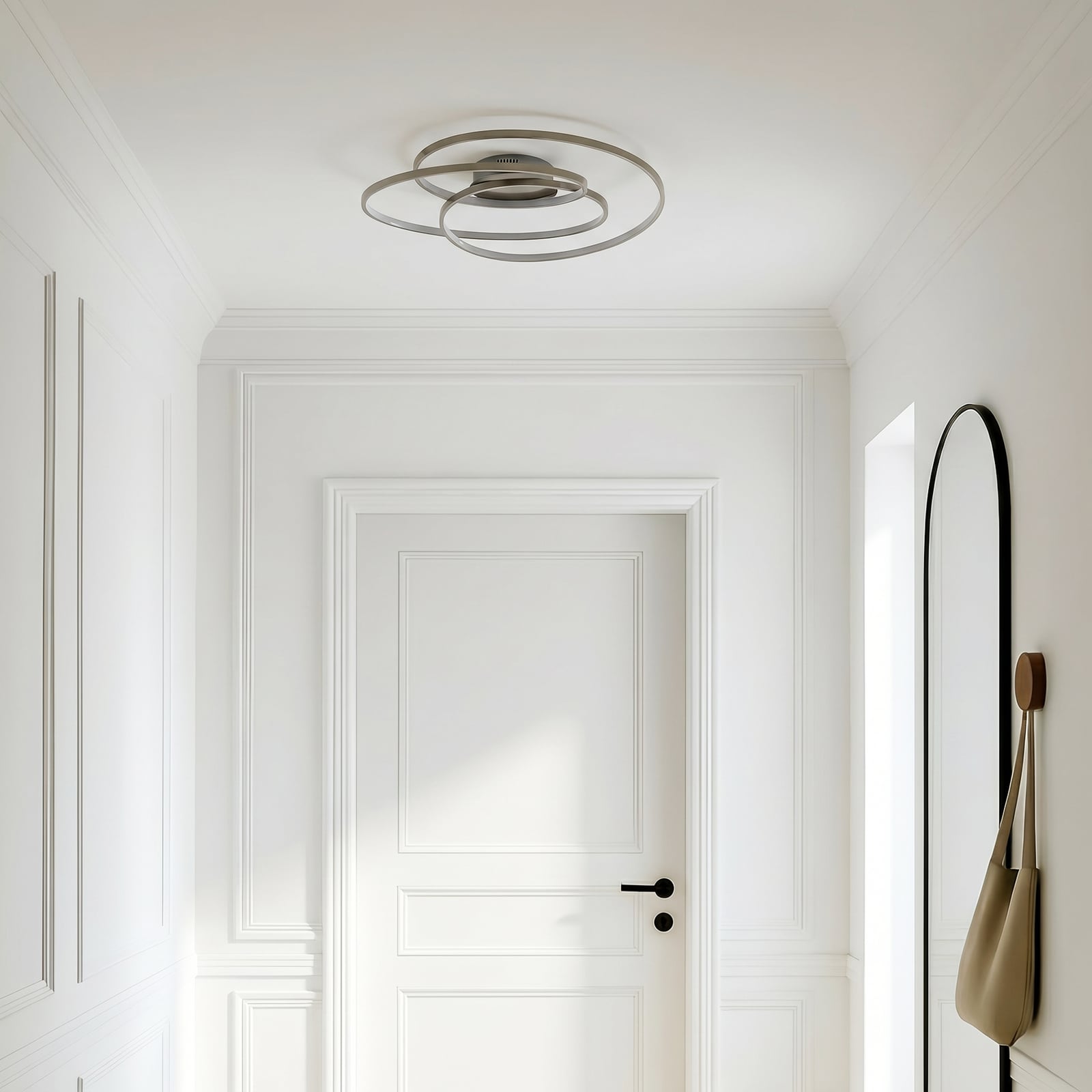Lindby LED-Deckenlampe Joline, Ø 60 cm, nickelfarben, Metall Lindby LED-Deckenlampe Joline, Ø 60 cm, nickelfarben, Metall