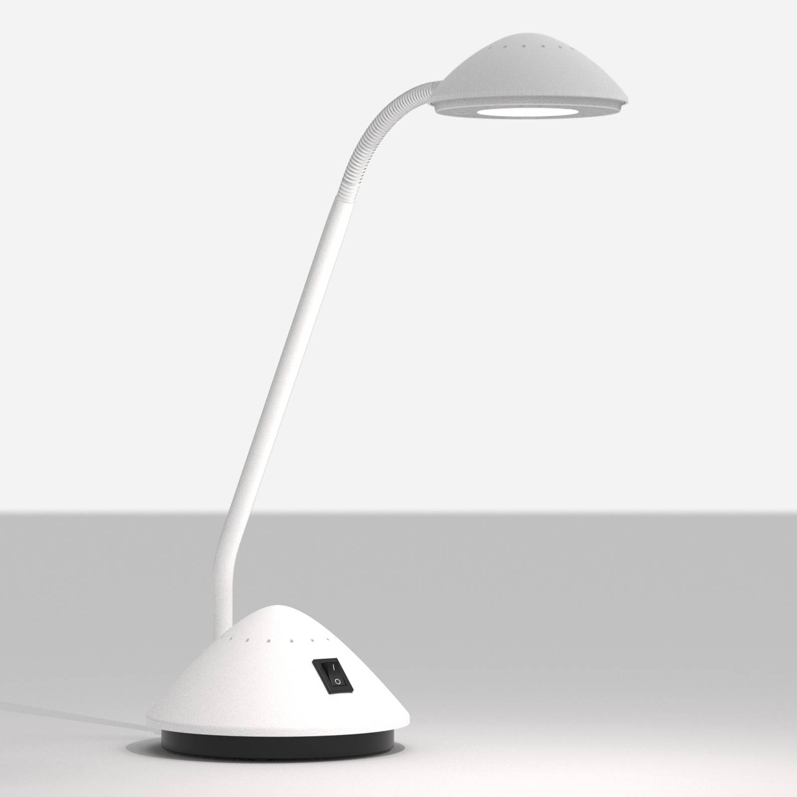 Maul LED-bureaulamp - bureaulampje - Werkkamer / Kantoor - Modern - wit / opaal - kunststof, metaal