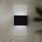 Aplique LED para exterior Wally, 14x6 cm blanco esmerilado CCT