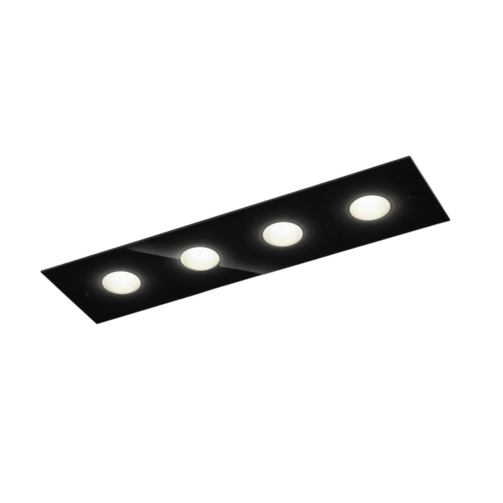 Helestra Nomi plafón LED 75x21cm dim negro