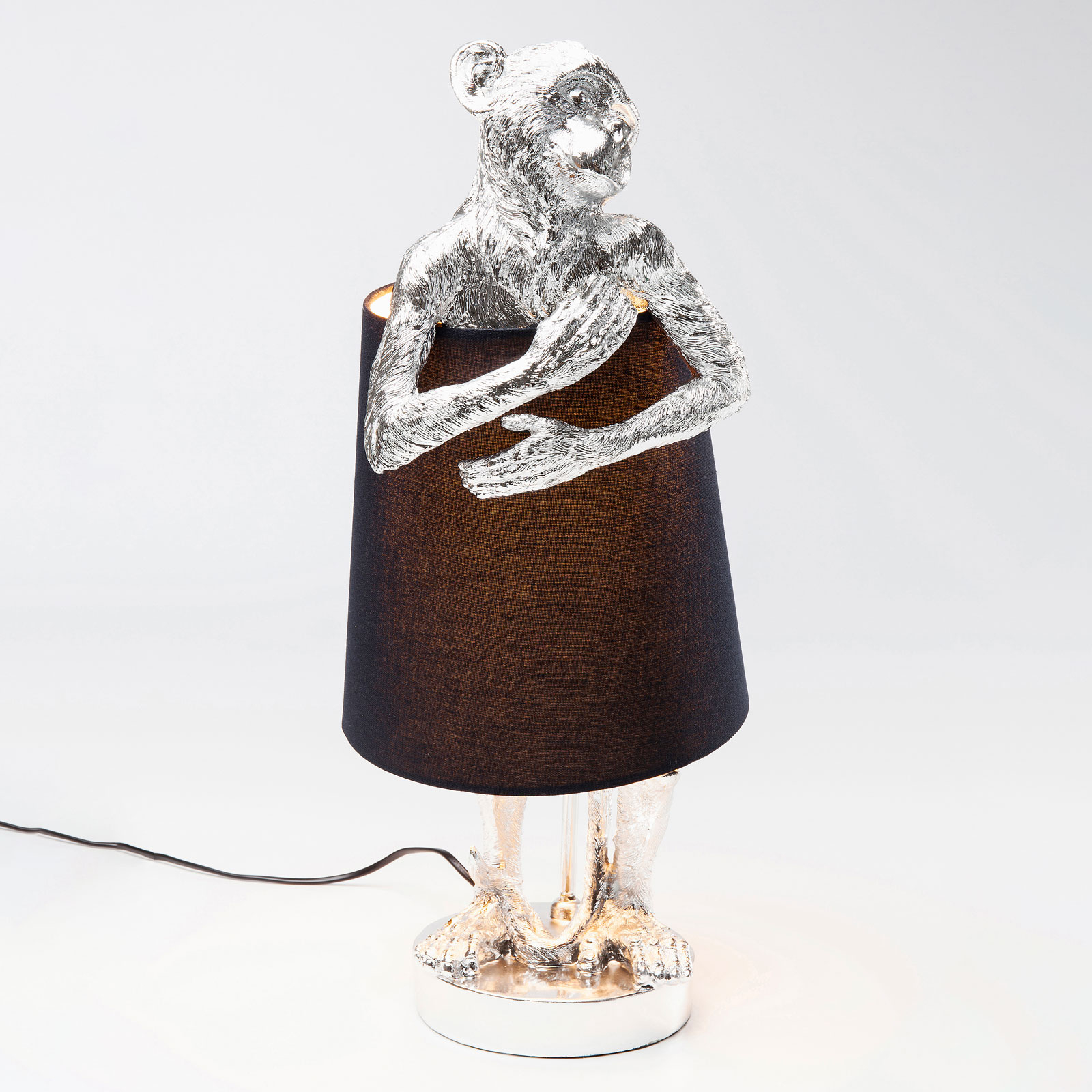 KARE Animal Monkey Tischleuchte mit Schirm