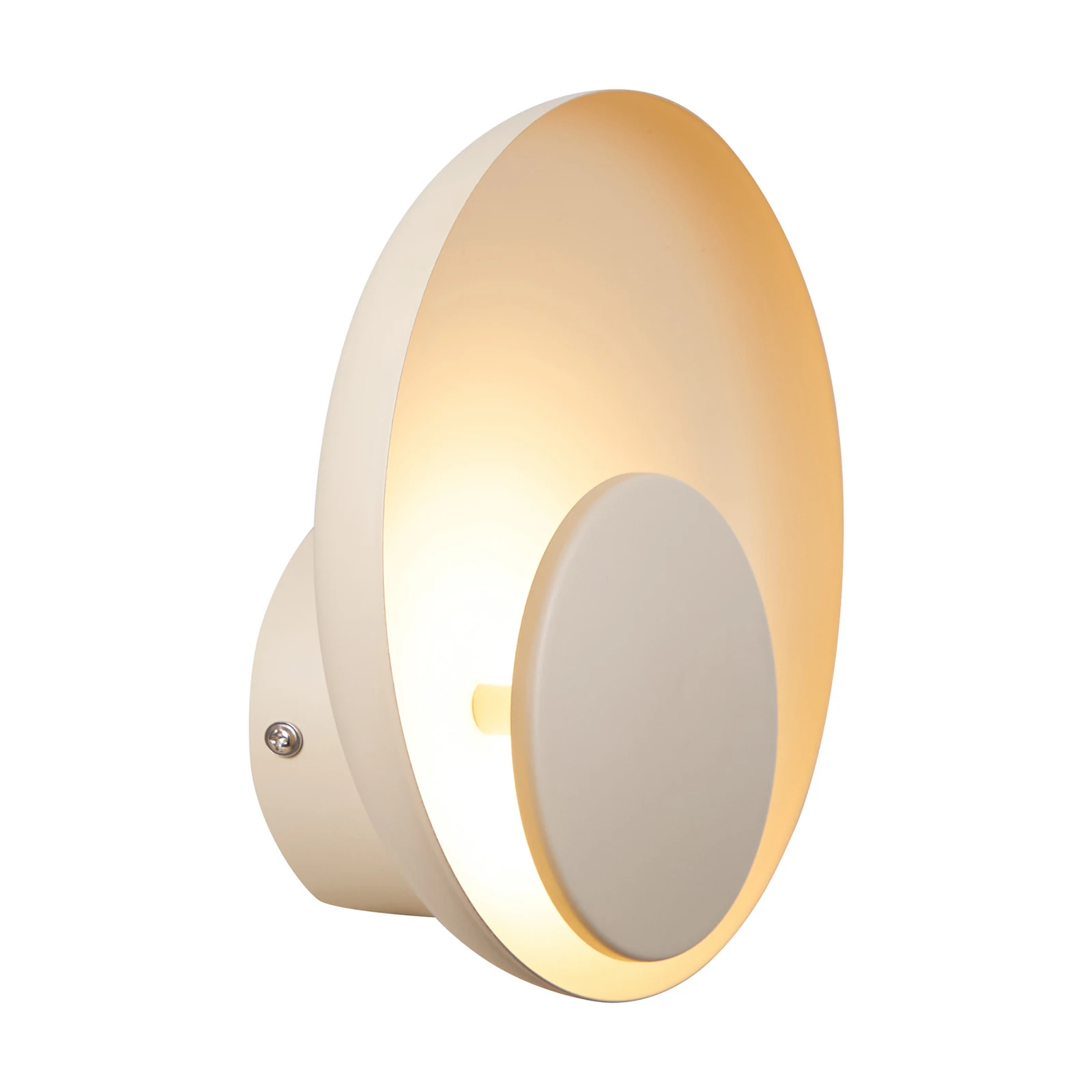 LED-Wandleuchte Marsi mit Kabel/Stecker, beige