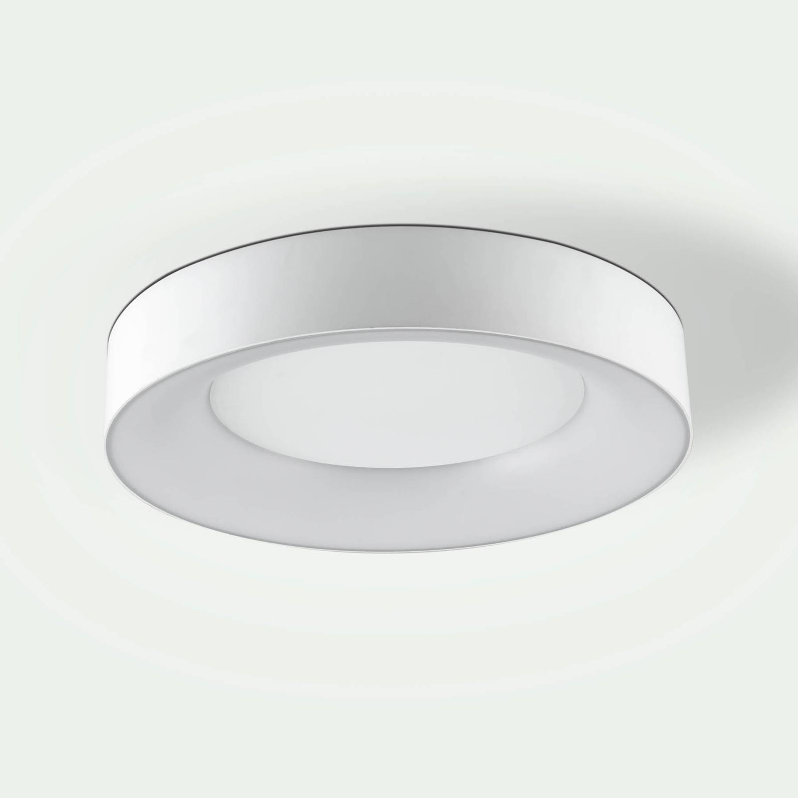 Lampa sufitowa LED R40, Ø 40 cm, biała