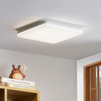 Prios Artin LED-Deckenlampe, IP65 CCT Sensor eckig
