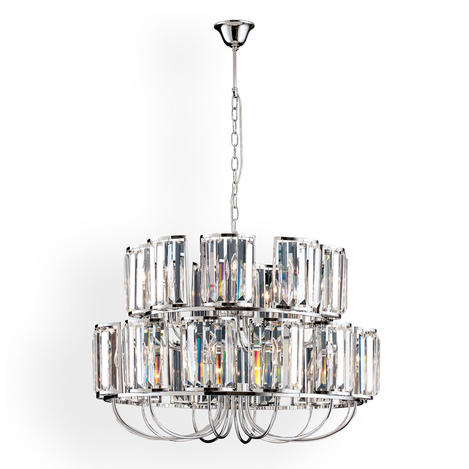 Lustre de Gstaad equipado com cristais K9