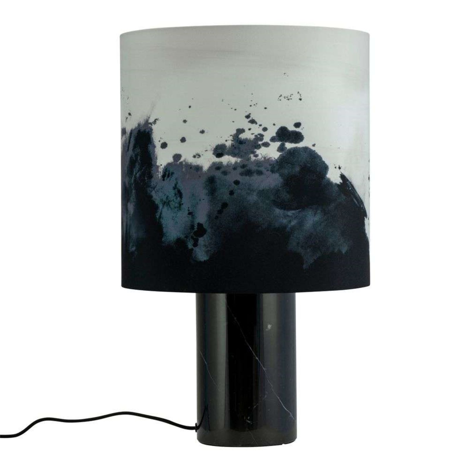 Molly Table Lamp Marble/ Textile screen - DybergLarsen