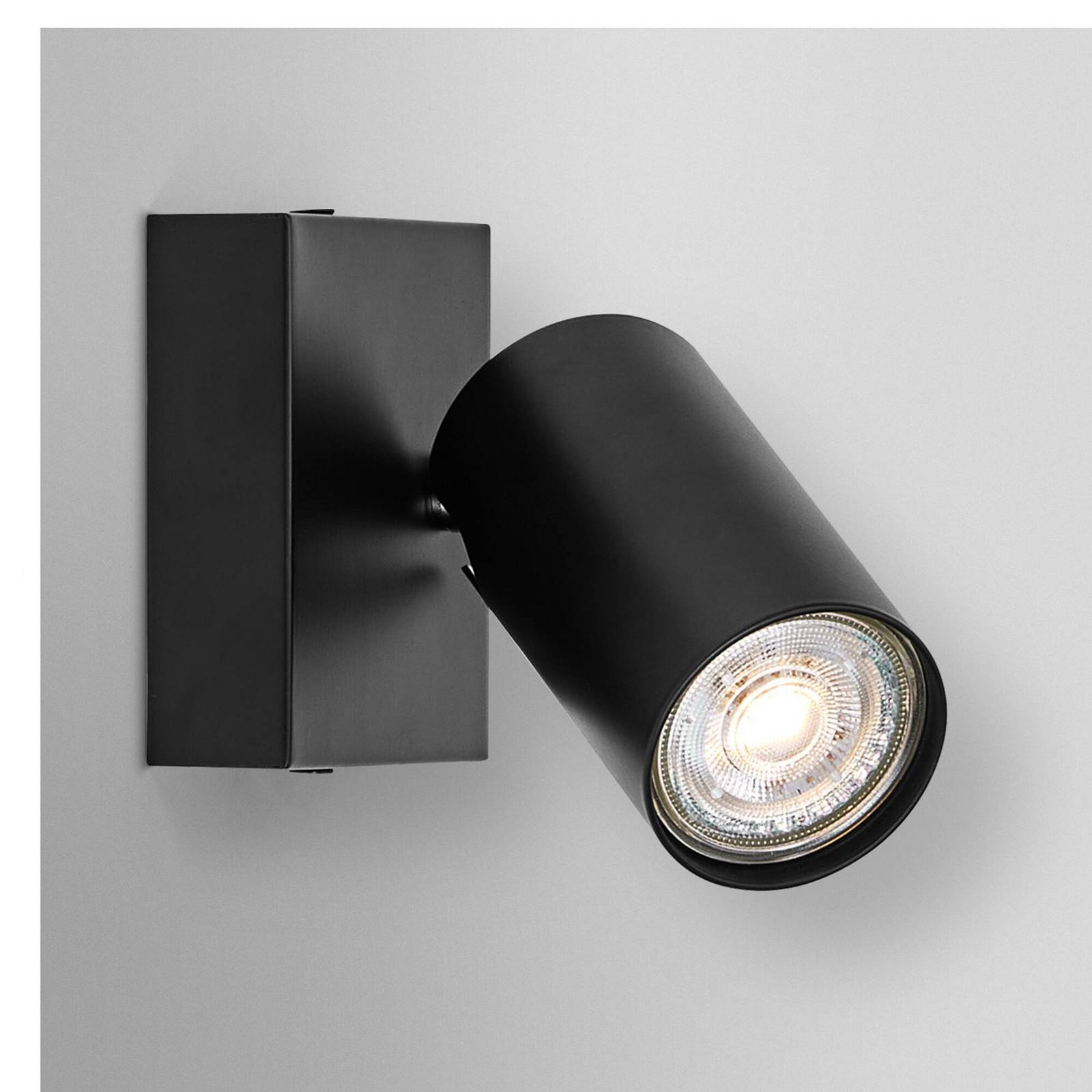 Reflektor ścienny OSRAM OCTAGON czarny 1-punktowa GU10-LED 927 sączeniowy