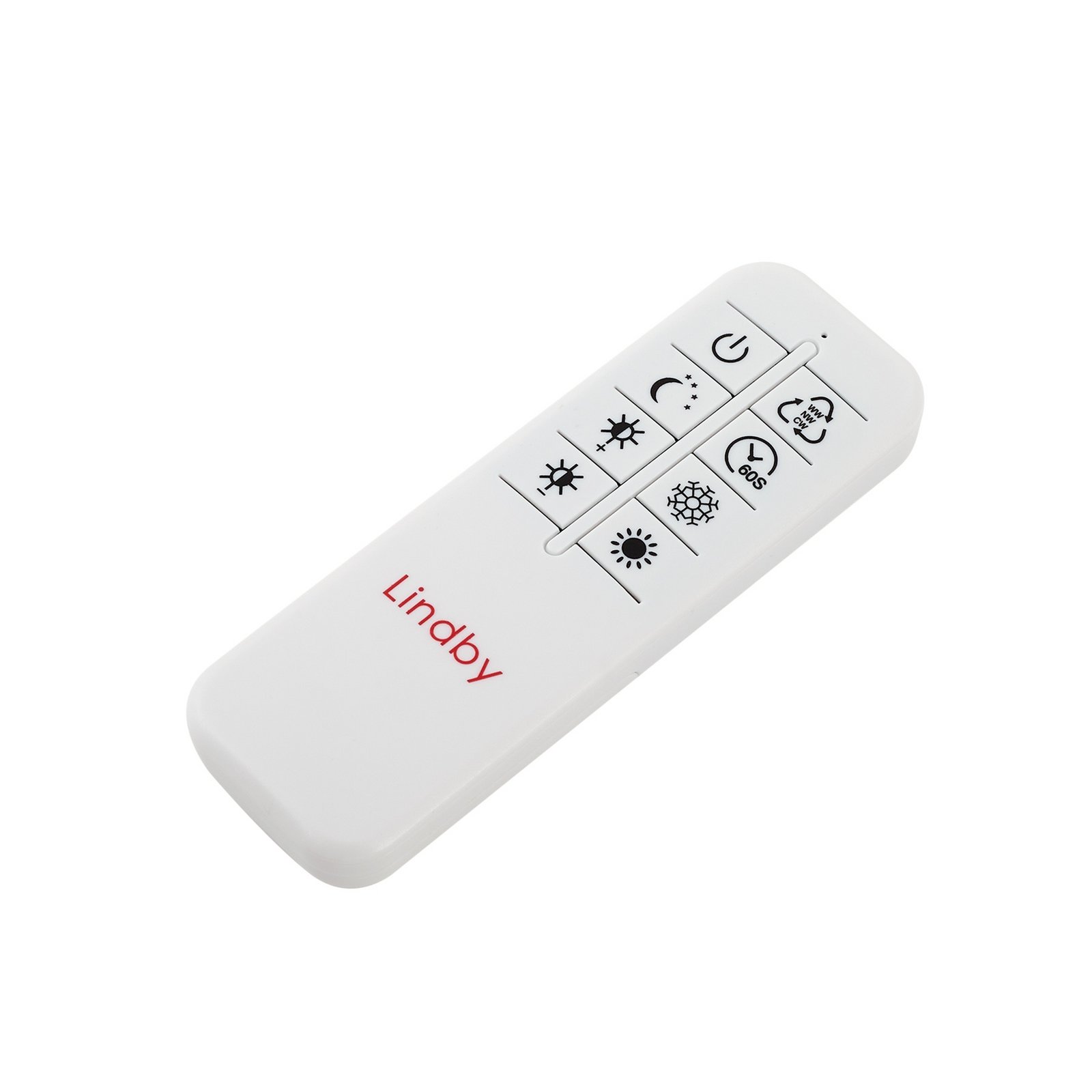 Lindby LED-Deckenleuchte Firka, weiß, Holz, 42cm, CCT, dim.
