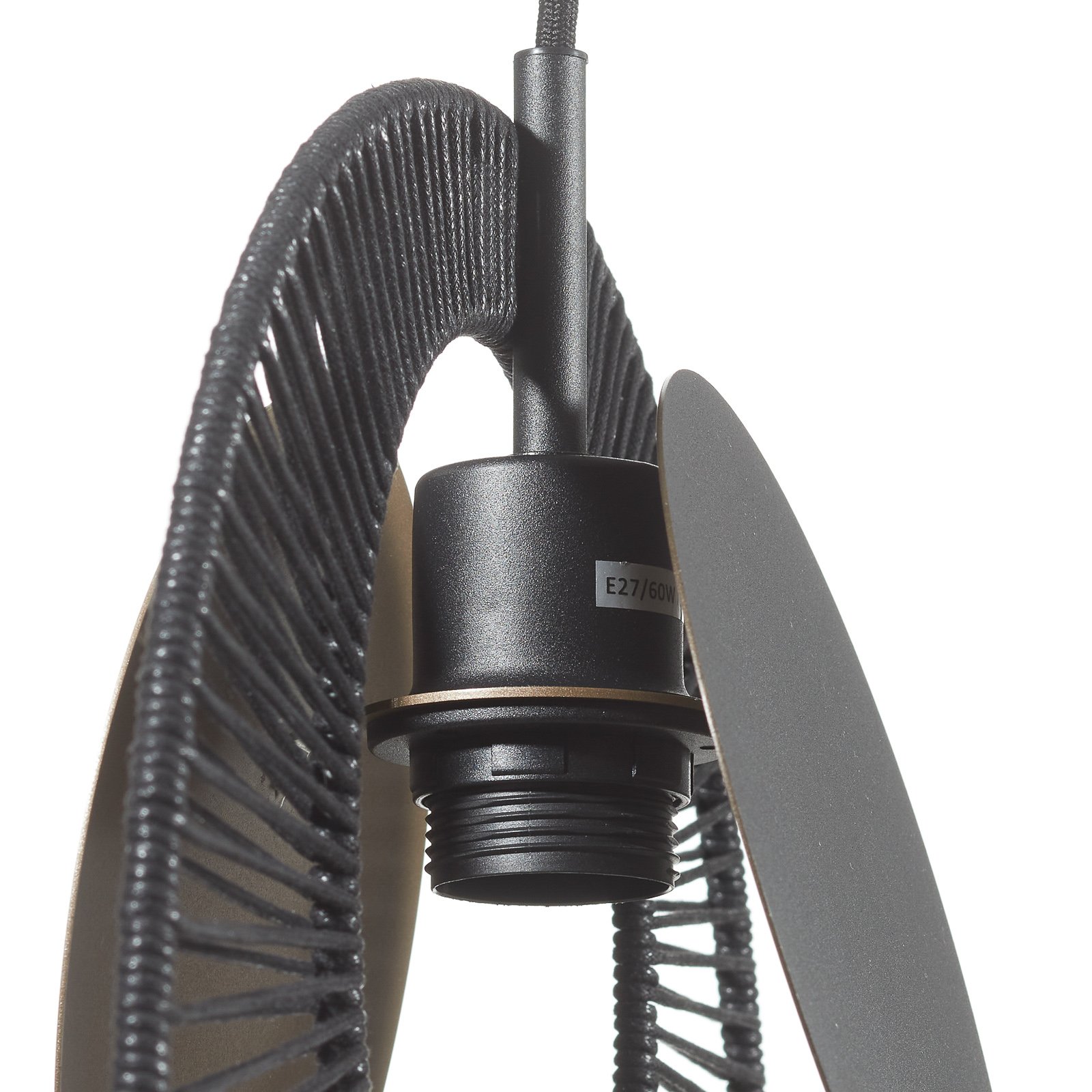 Oyster Pendant Black - Forestier