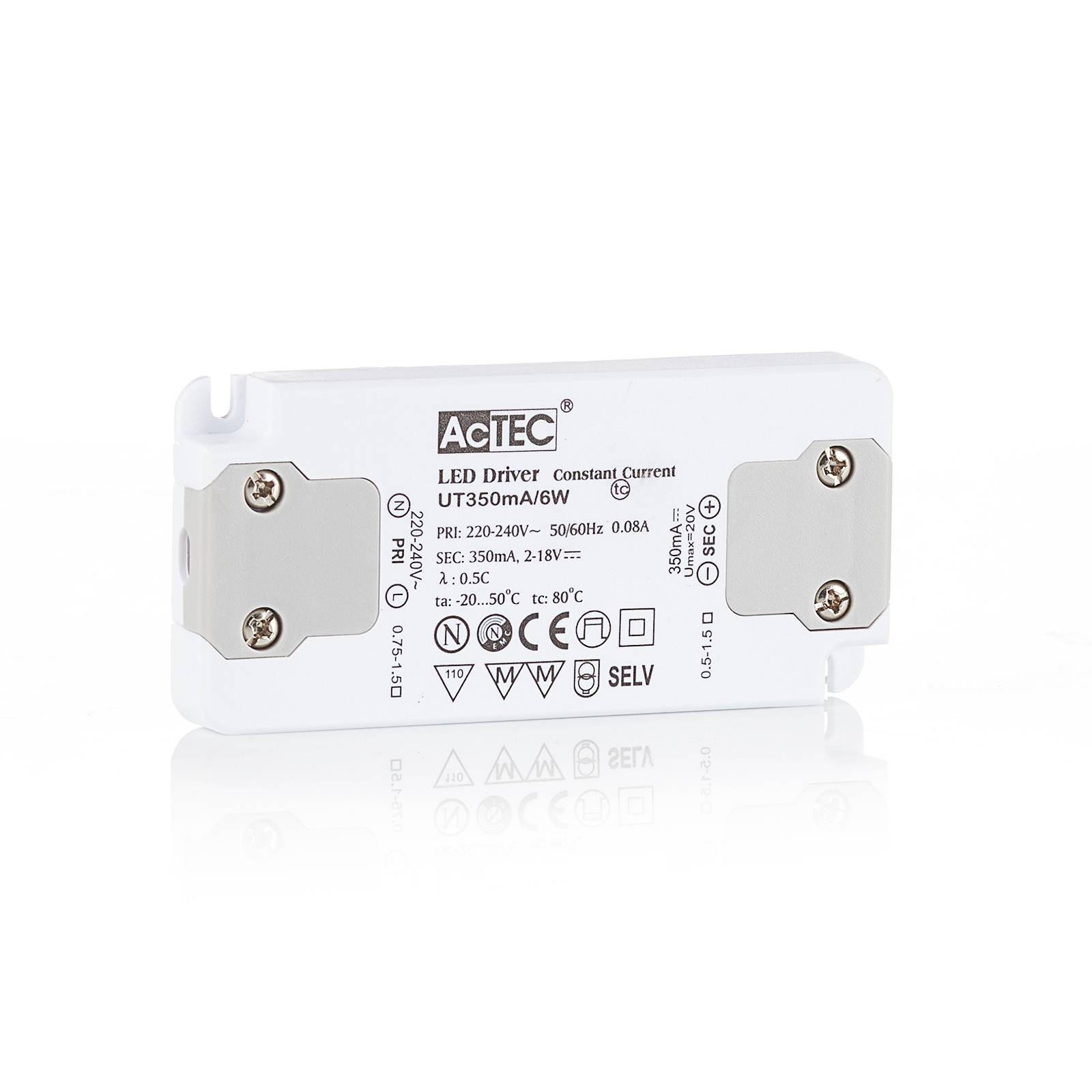 AcTEC Slim driver LED CC 350 mA 6 W