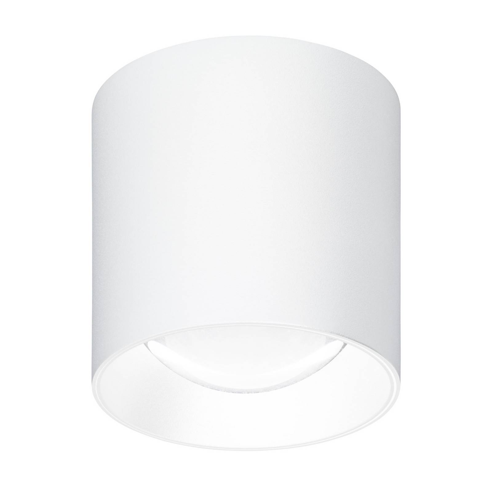 LCD Plafonnier d'extérieur LED 5174, blanc, 9 cm, métal, IP54, CCT