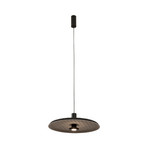 Lampada LED a sospensione 25176, grigio/nero, Ø 45 cm, metallo
