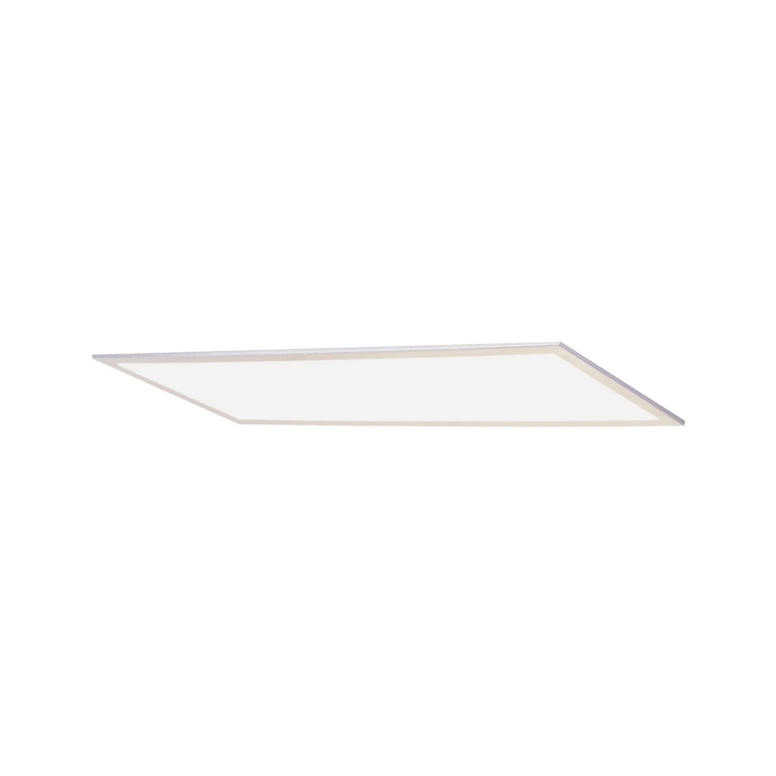 Lindby LED panel Livel, 4000K, 120cm x 30cm, strieborný, kov