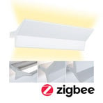 Φωτιστικό τοίχου Paulmann Stine LED, ZigBee, CCT, λευκό