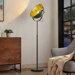 Lindby Muriel floor lamp, 1-bulb, dark grey