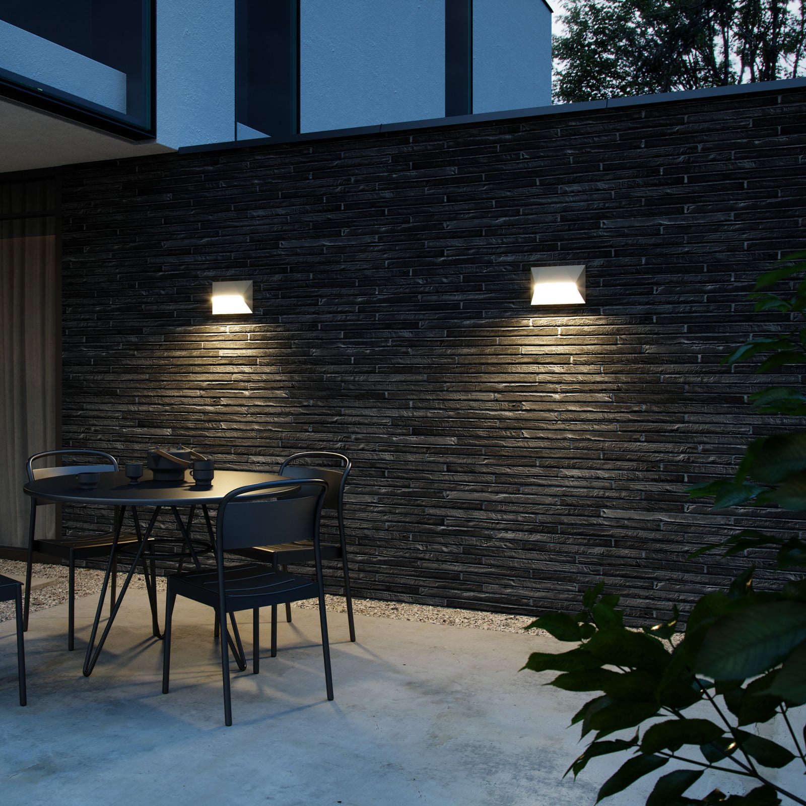 Pontio 27 Utomhus V&auml;gglampa Sanded Nordlux - Modern - Metall - Vinklad